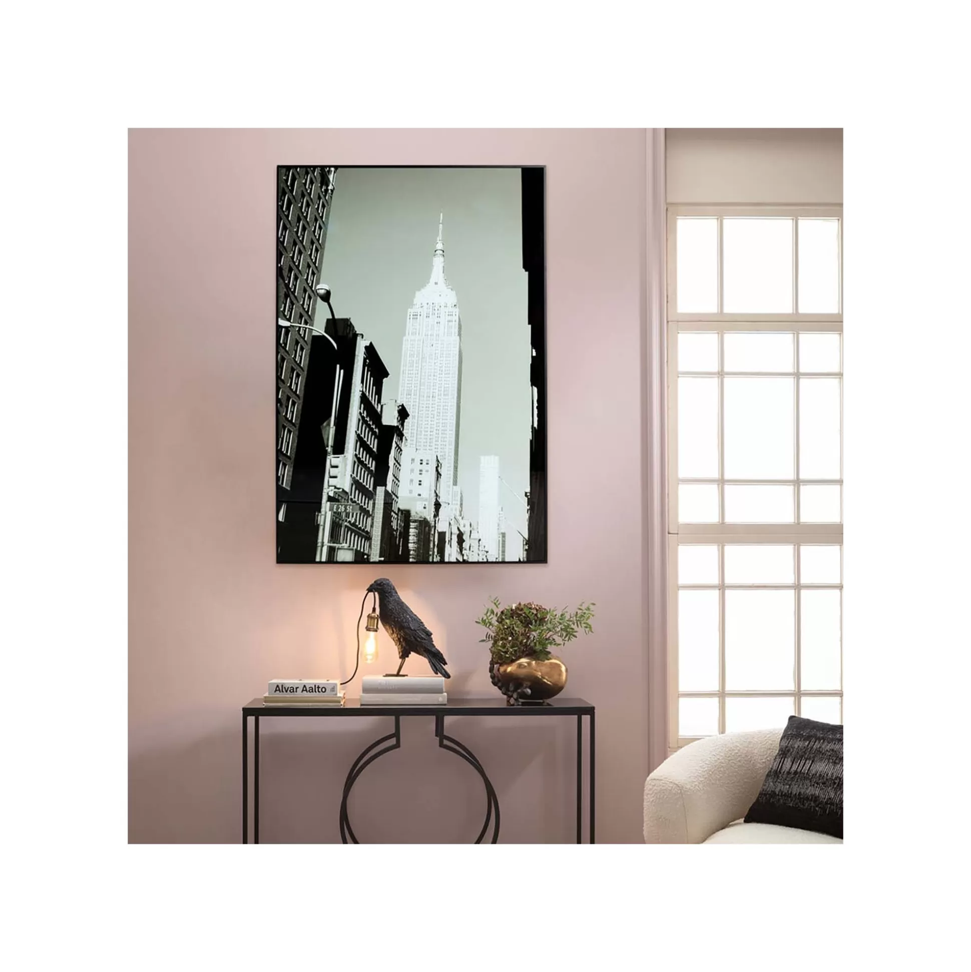 Affiche Encadrée Empire State Building 100x150cm ^KARE Design Shop