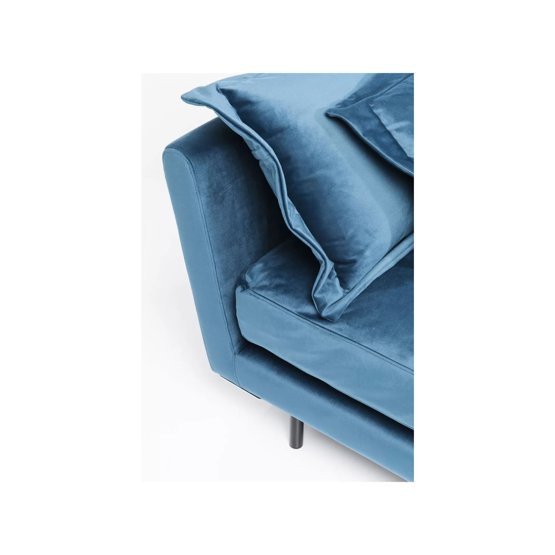 Assise Lullaby Velours Bleu Pétrole ^KARE Design Cheap