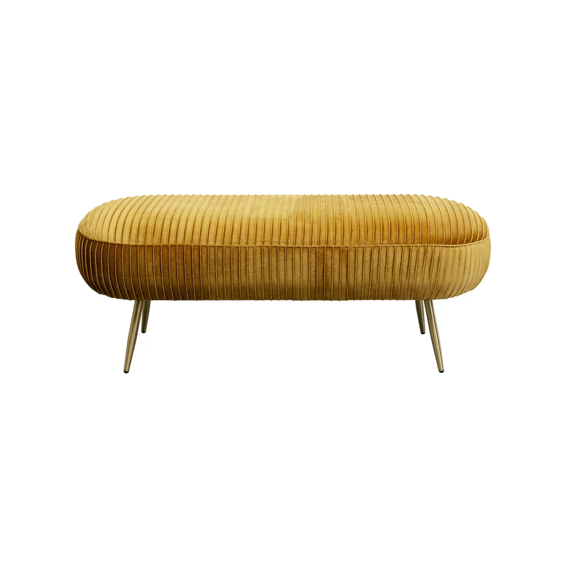 Banc Suri Velours Ocre ^KARE Design Cheap