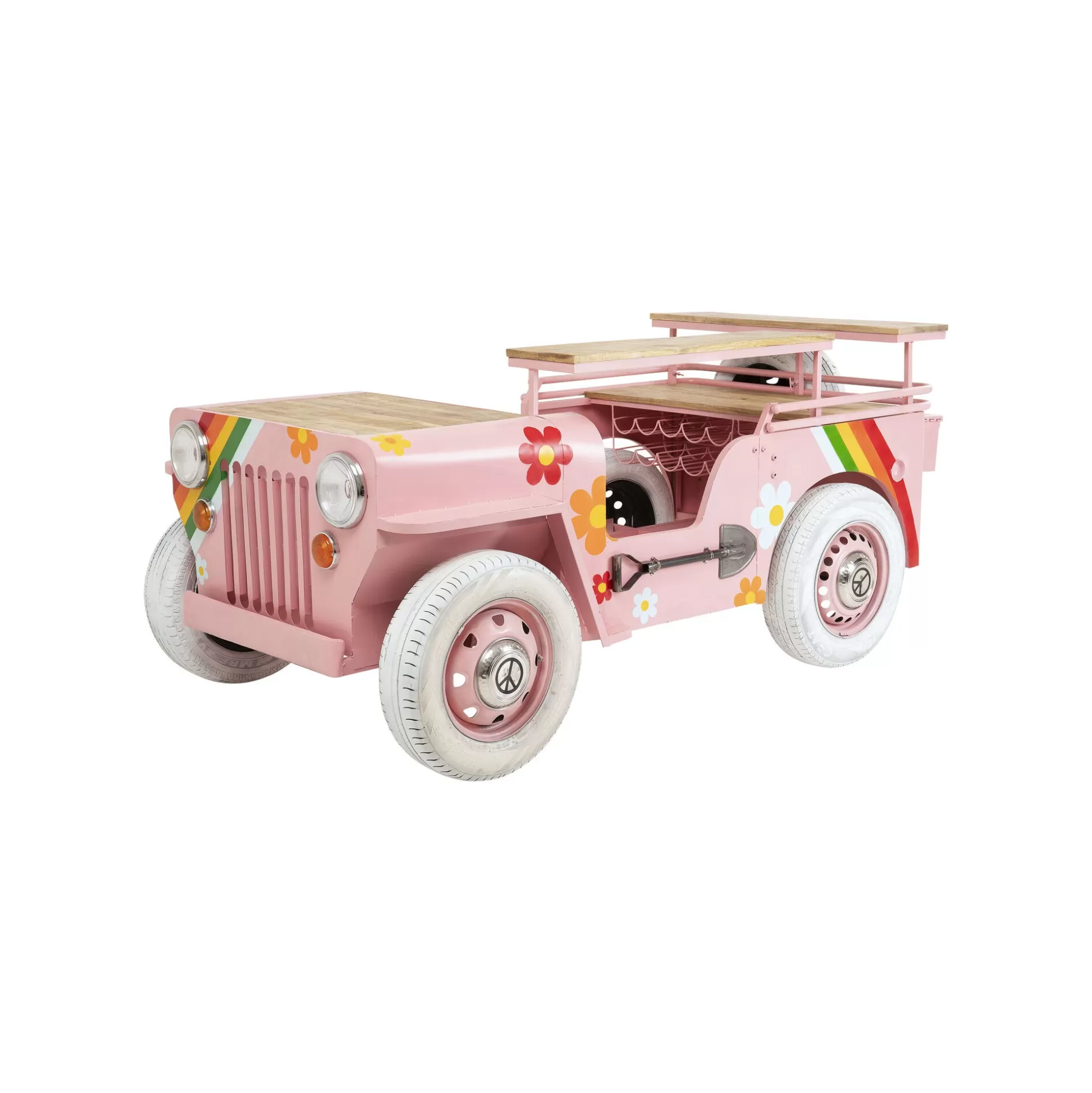 Bar Flower Power Voiture Rose ^KARE Design Cheap