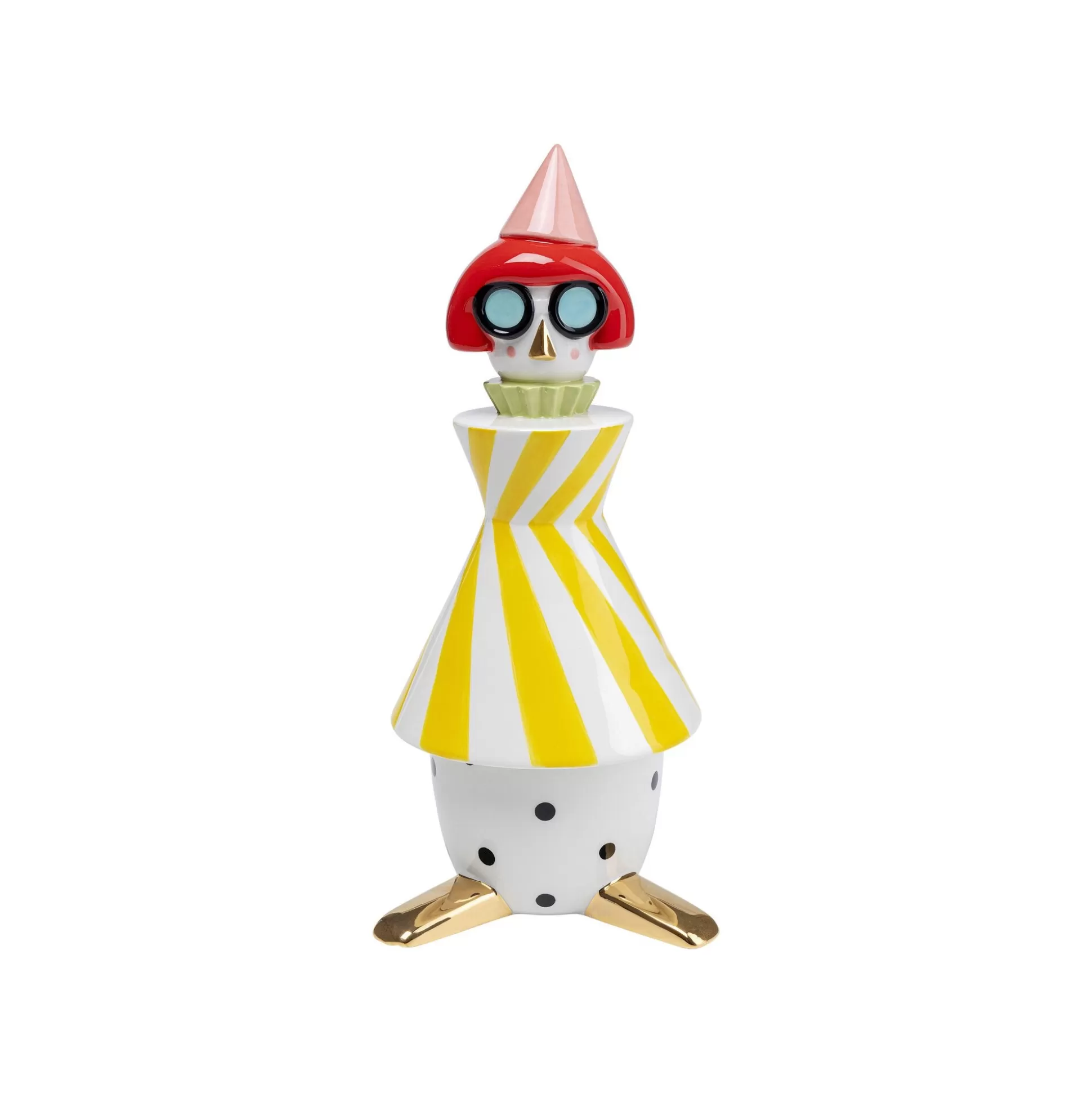 Boîte Clown Jaune 26cm ^KARE Design Online