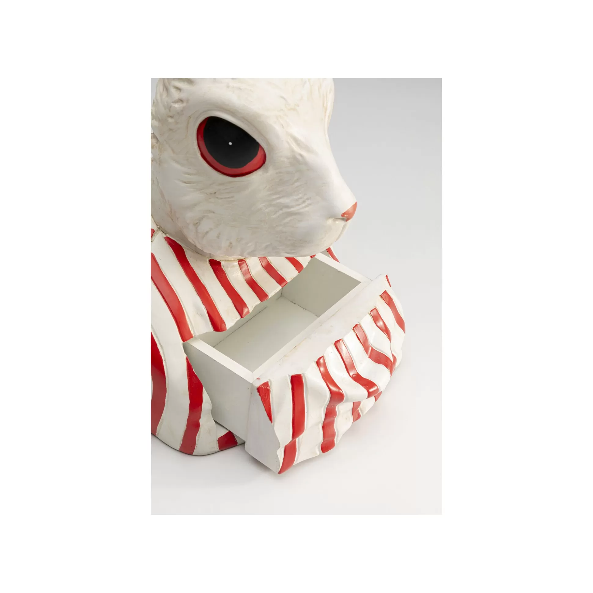 Boîte Lapin Blanc Et Rouge ^KARE Design Flash Sale