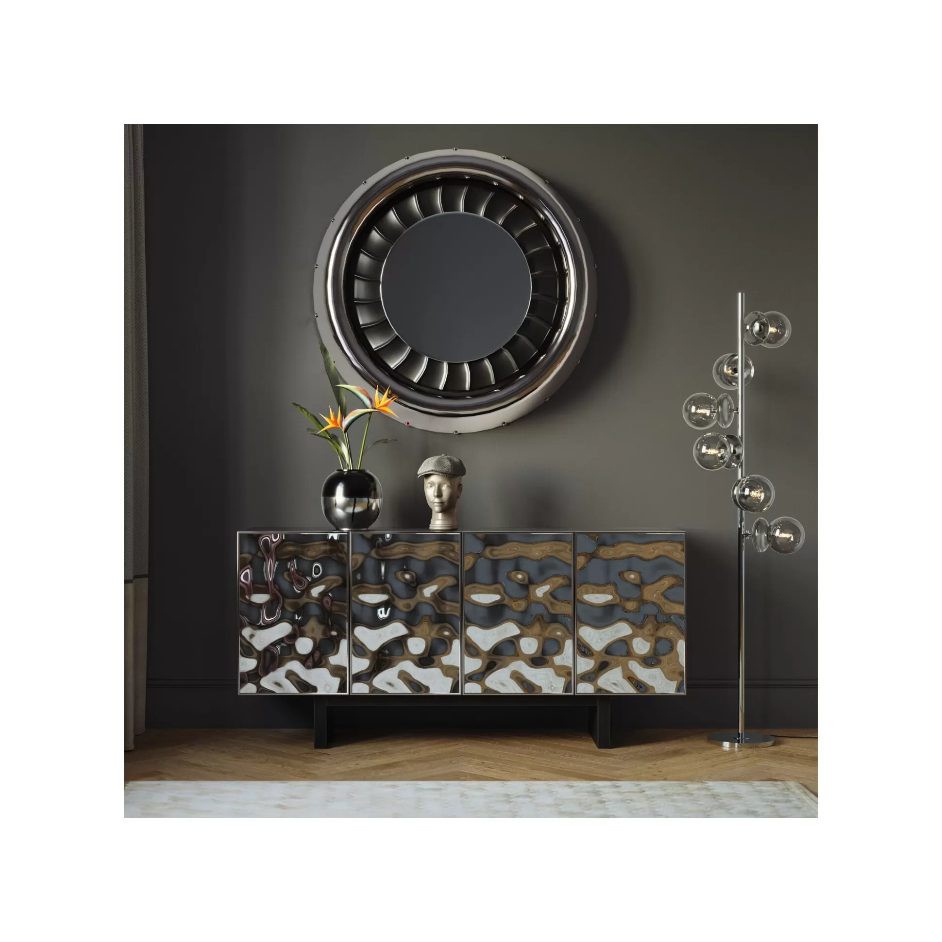 Buffet Caldera Chrome ^KARE Design Store