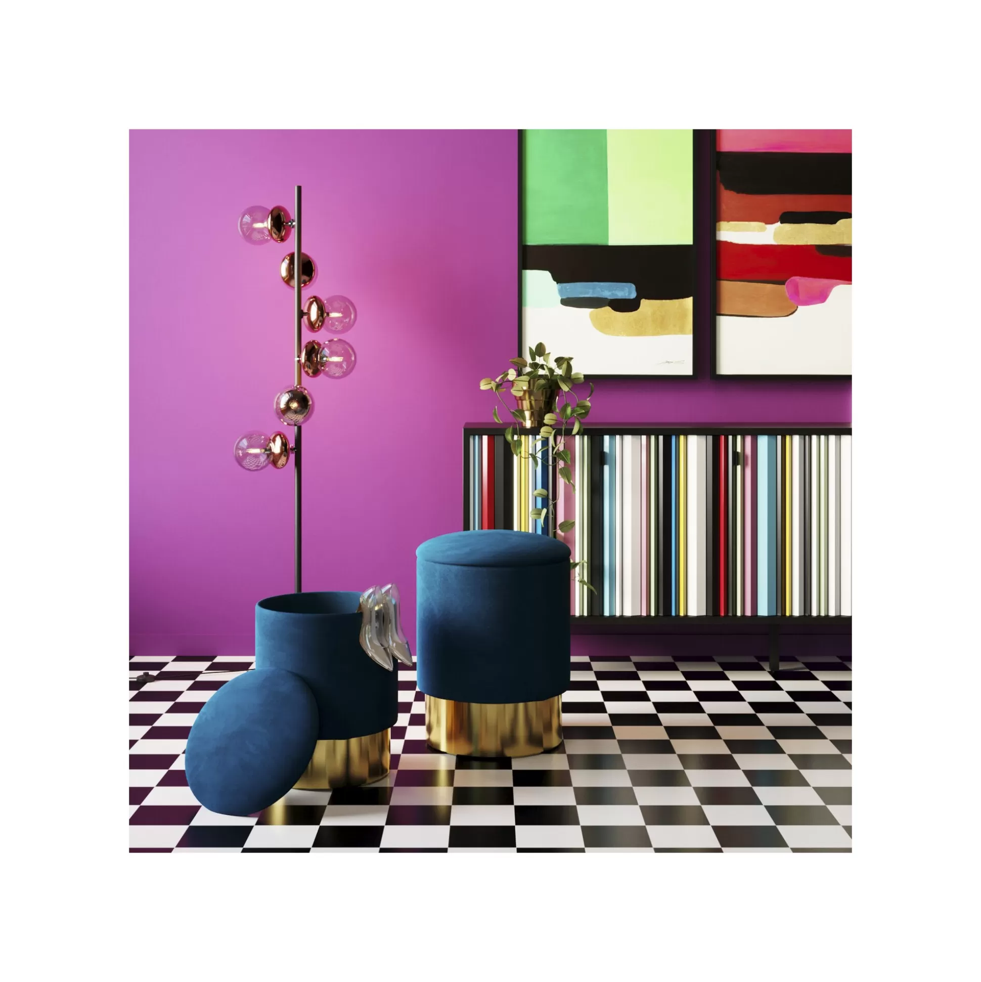 Buffet Concertina Colore ^KARE Design Flash Sale