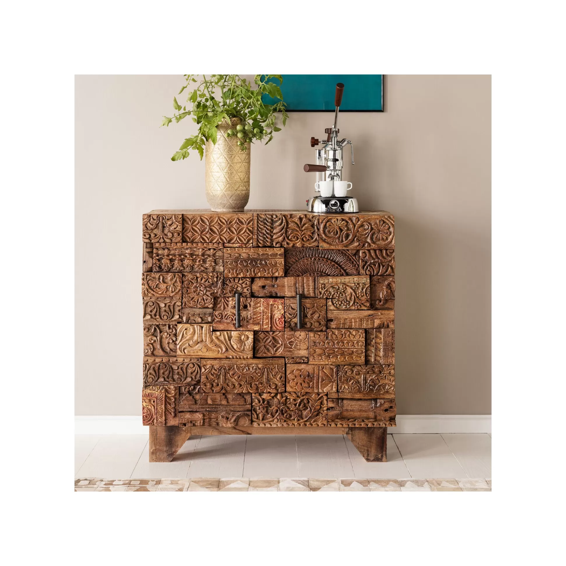 Buffet Shanti Puzzle Surprise 2 Portes ^KARE Design Sale