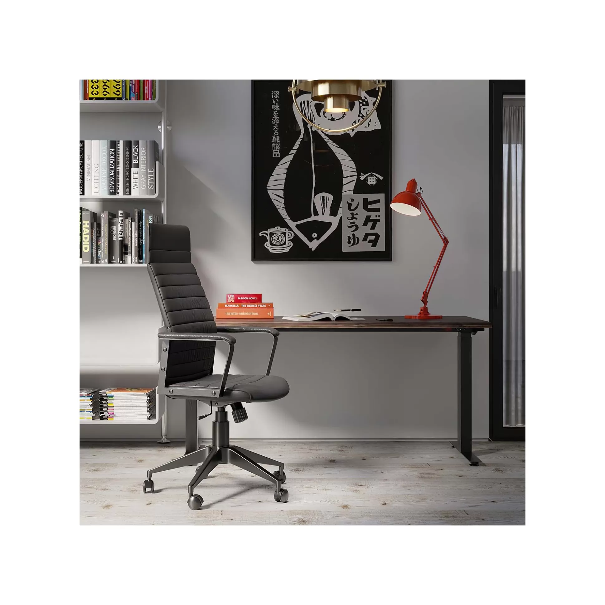 Bureau Smart Symphony Noyer Noir 160x80cm ^KARE Design Hot