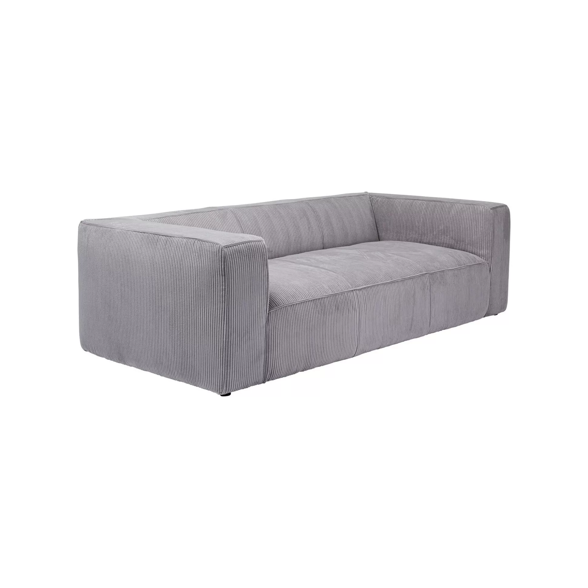 Canapé Cubetto 3 Places Cord Gris Clair ^KARE Design Online