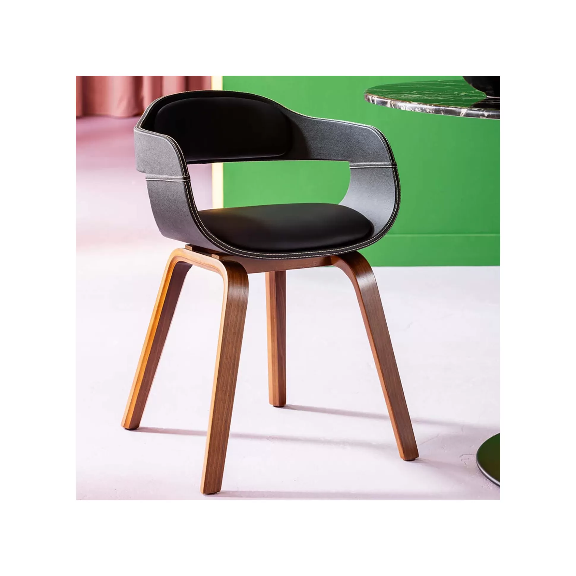 Chaise Avec Accoudoirs Costa Noyer ^KARE Design Store