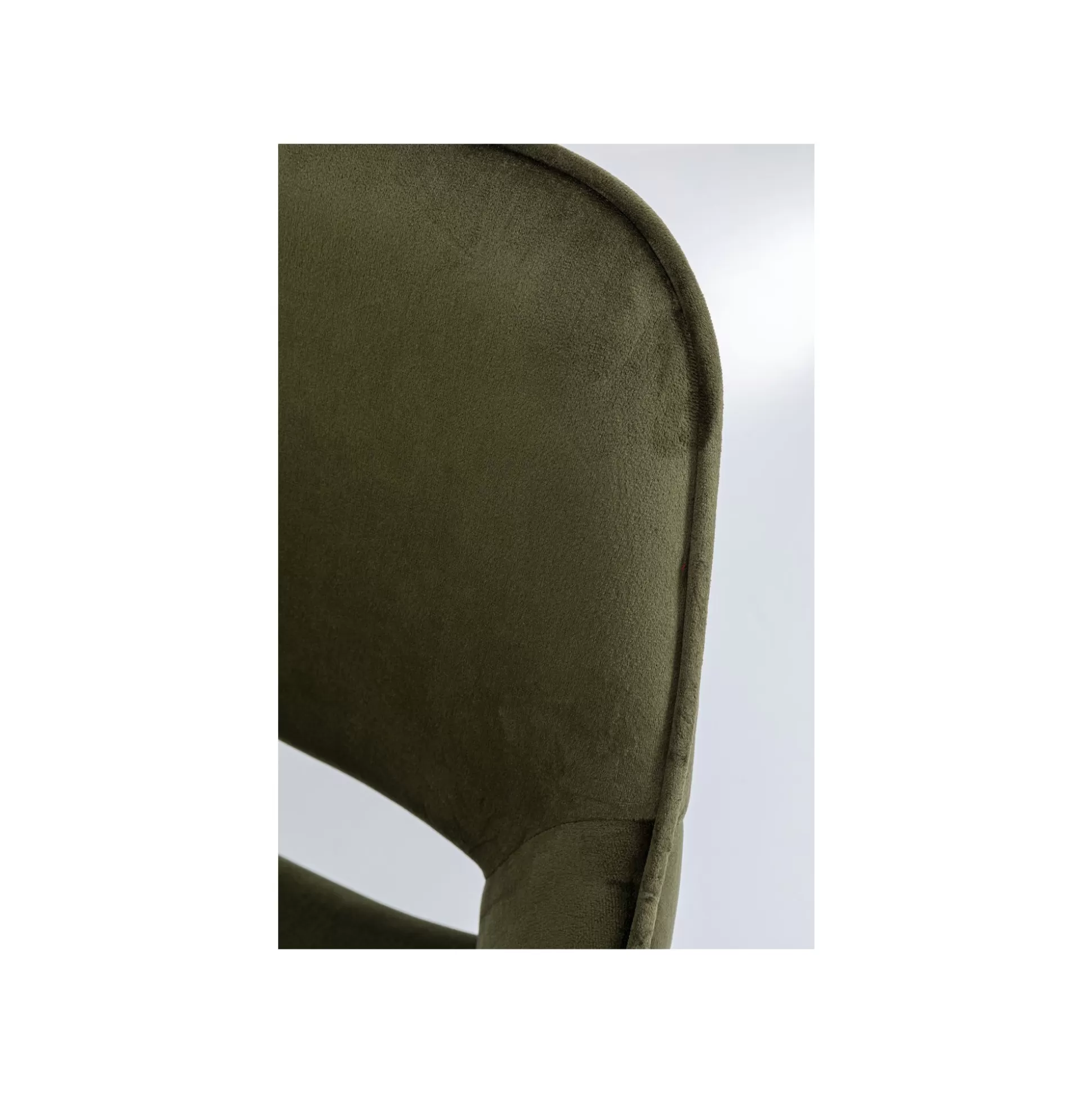 Chaise Avec Accoudoirs San Francisco Velours Vert Foncé ^KARE Design Flash Sale