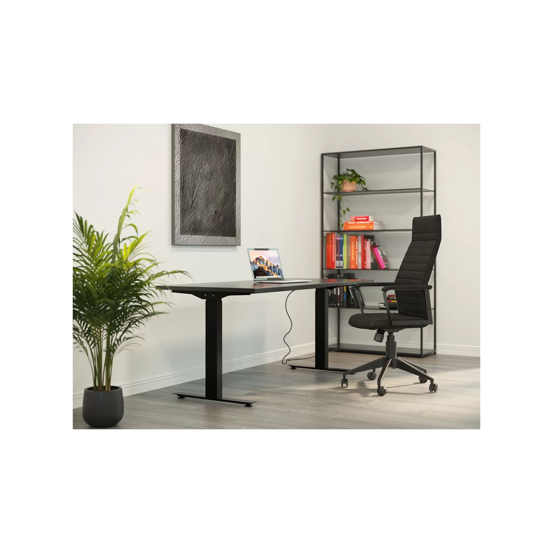 Chaise De Bureau Pivotante Labora Haute Noire ^KARE Design Discount