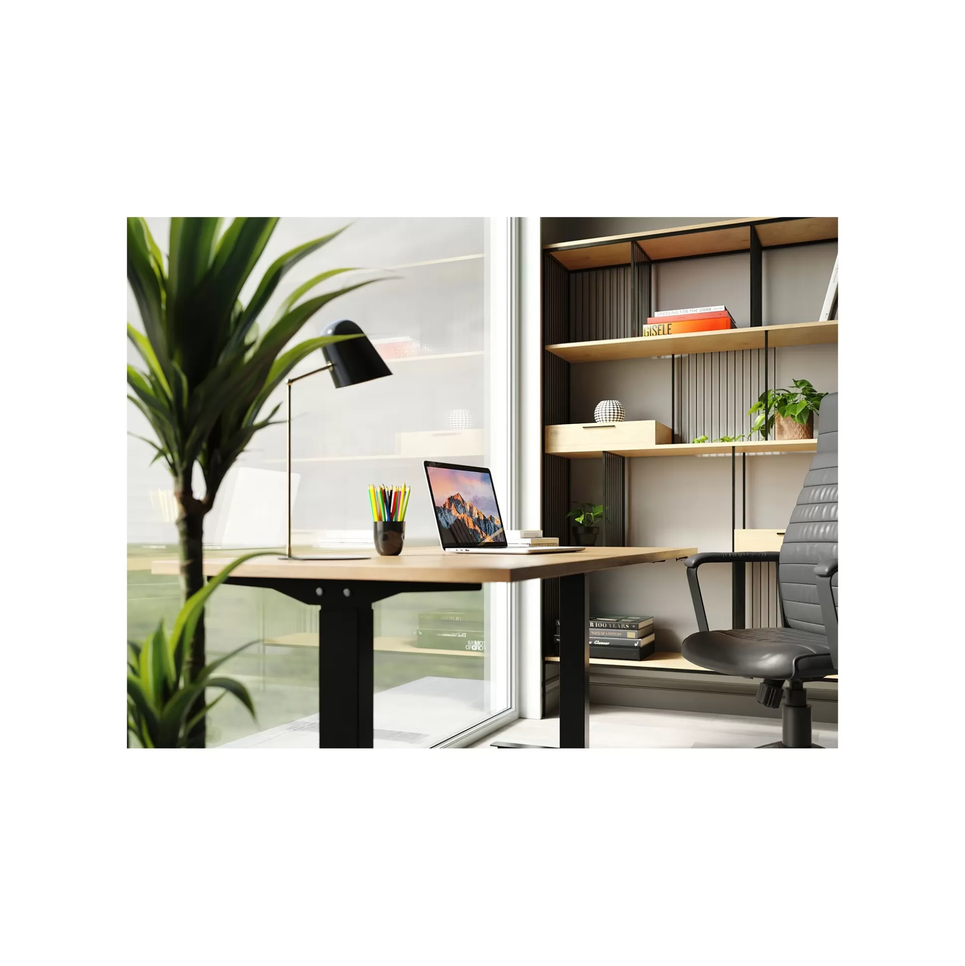 Chaise De Bureau Pivotante Labora Haute Noire ^KARE Design Discount