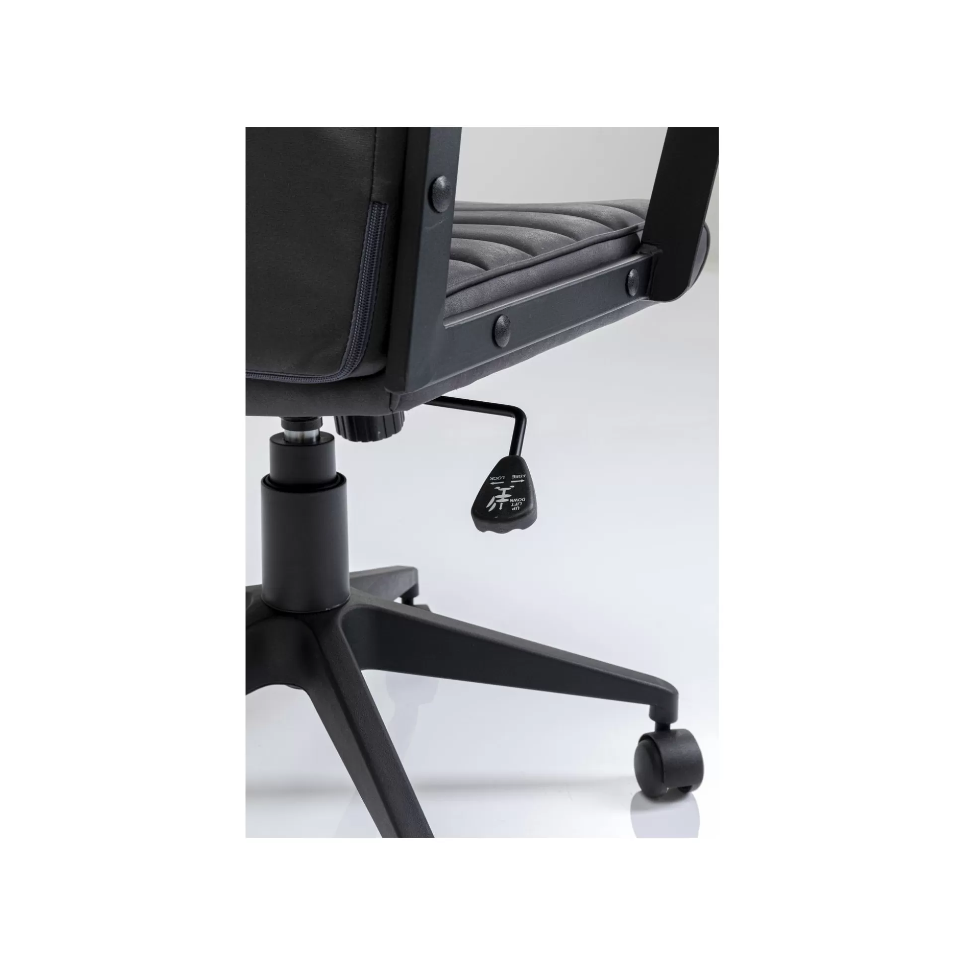 Chaise De Bureau Pivotante Labora Haute Noire ^KARE Design Discount