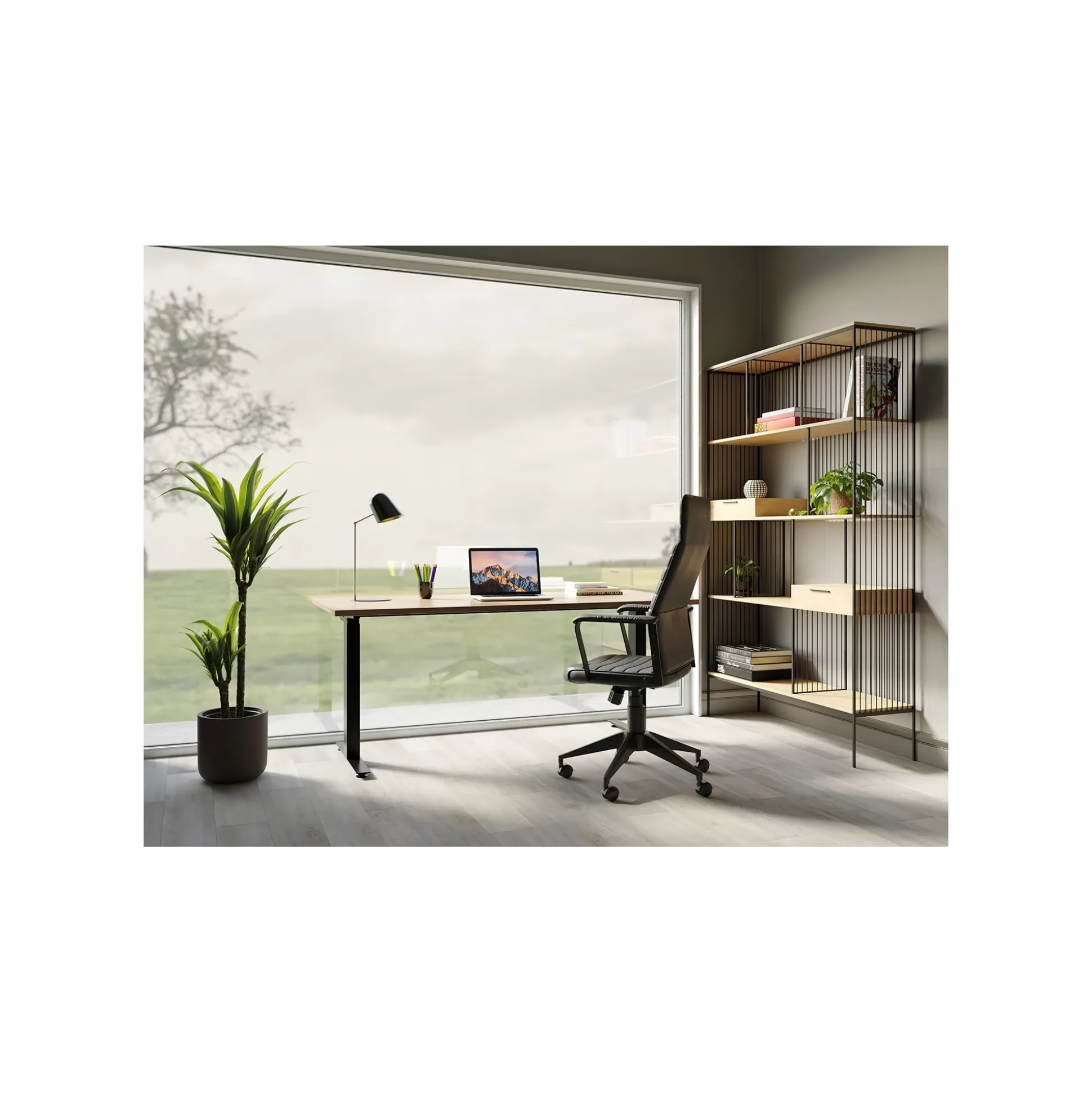 Chaise De Bureau Pivotante Labora Haute Noire ^KARE Design Discount