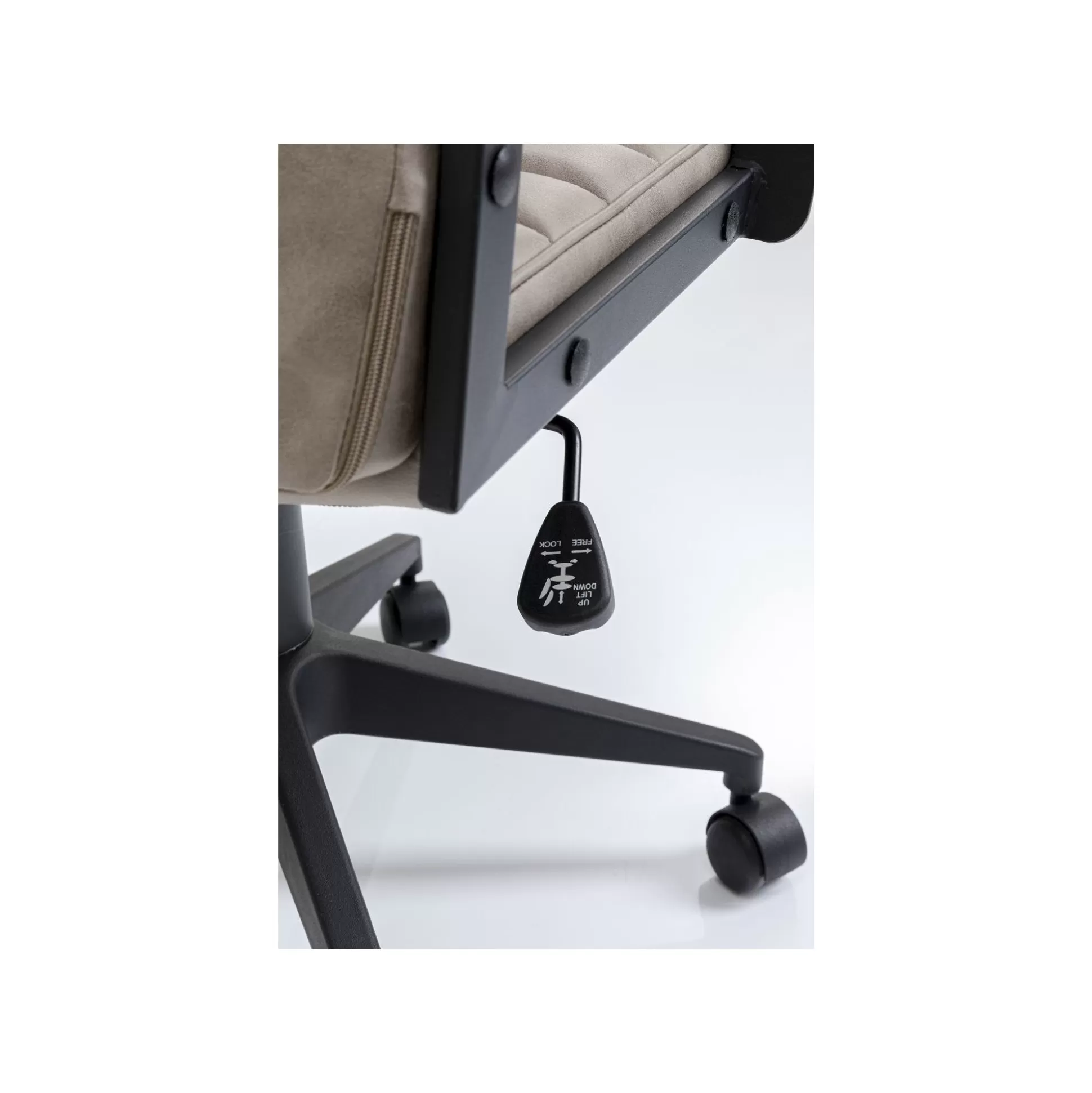 Chaise De Bureau Pivotante Labora Haute Taupe ^KARE Design Flash Sale
