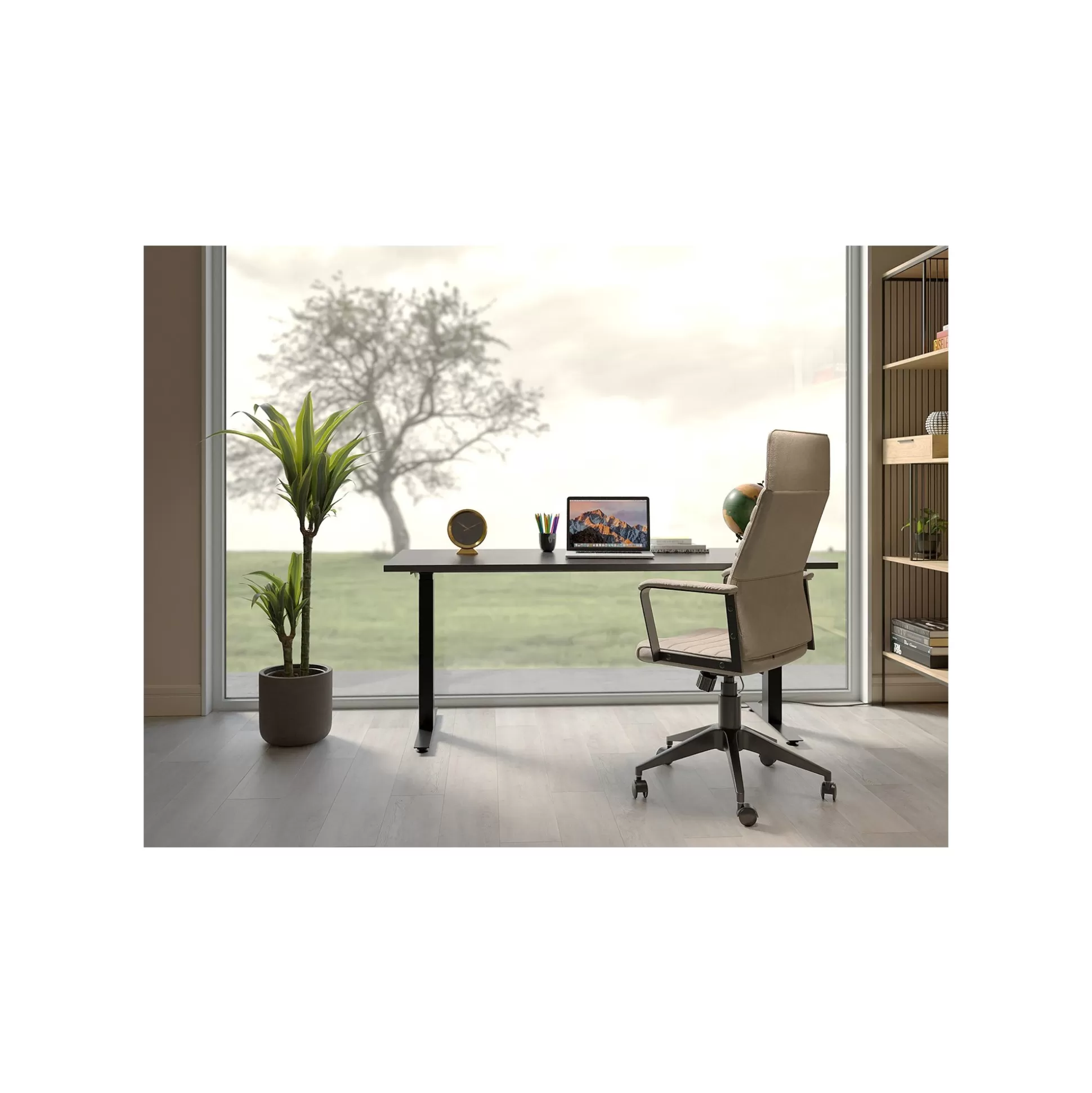 Chaise De Bureau Pivotante Labora Haute Taupe ^KARE Design Flash Sale