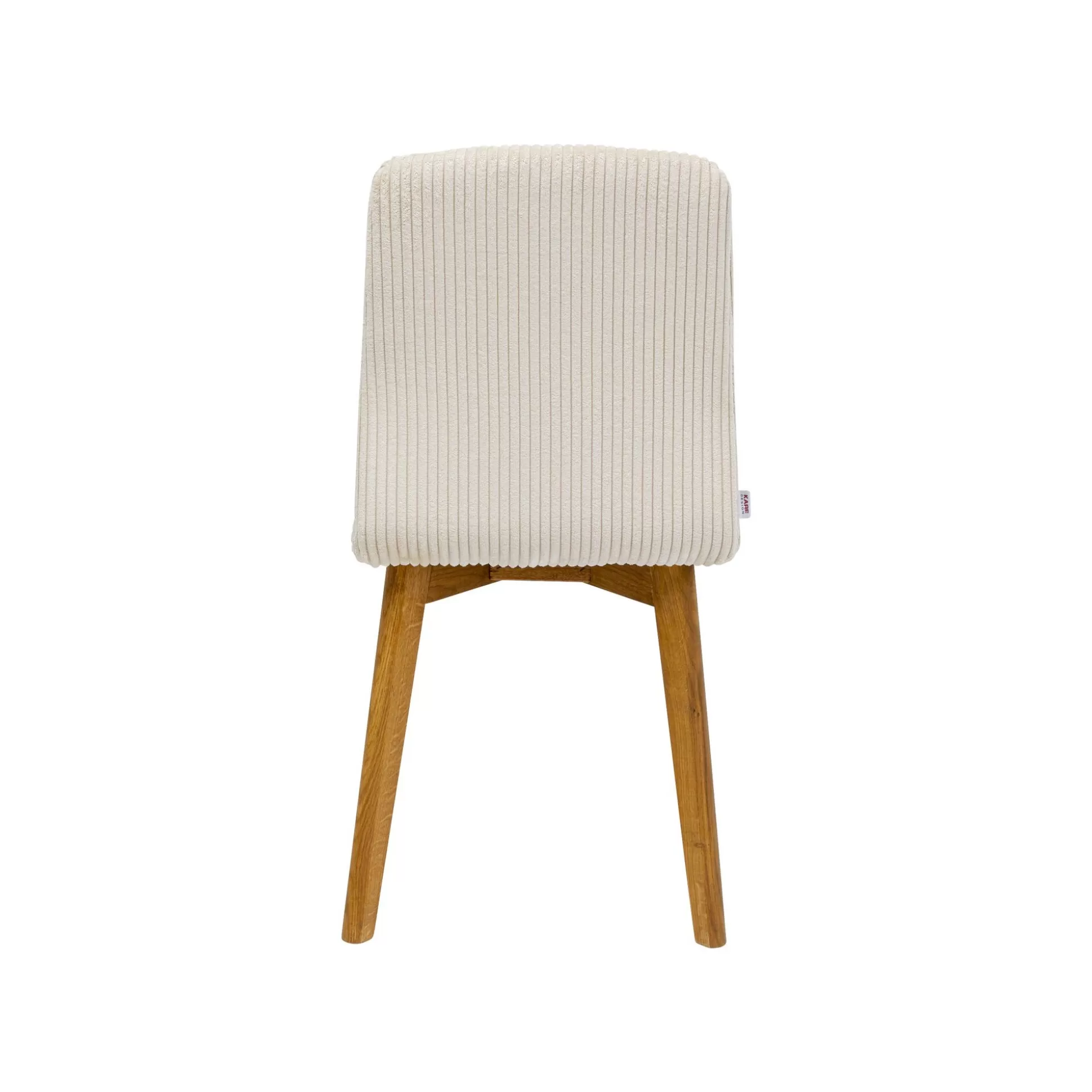 Chaise Lara Cord Côtelée Crème ^KARE Design Store