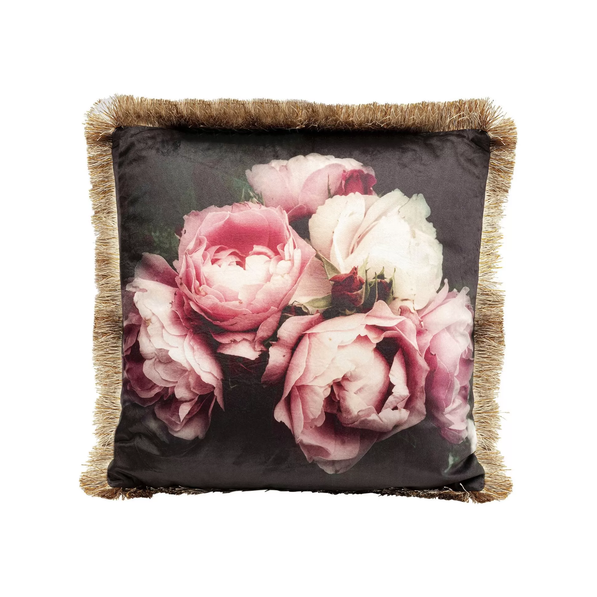 Coussin à Franges Pivoines ^KARE Design Clearance