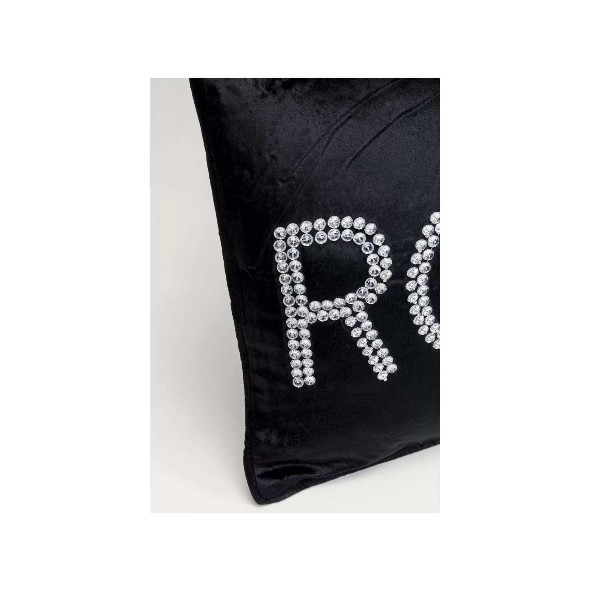 Coussin Beads Rockstar Noir ^KARE Design Discount