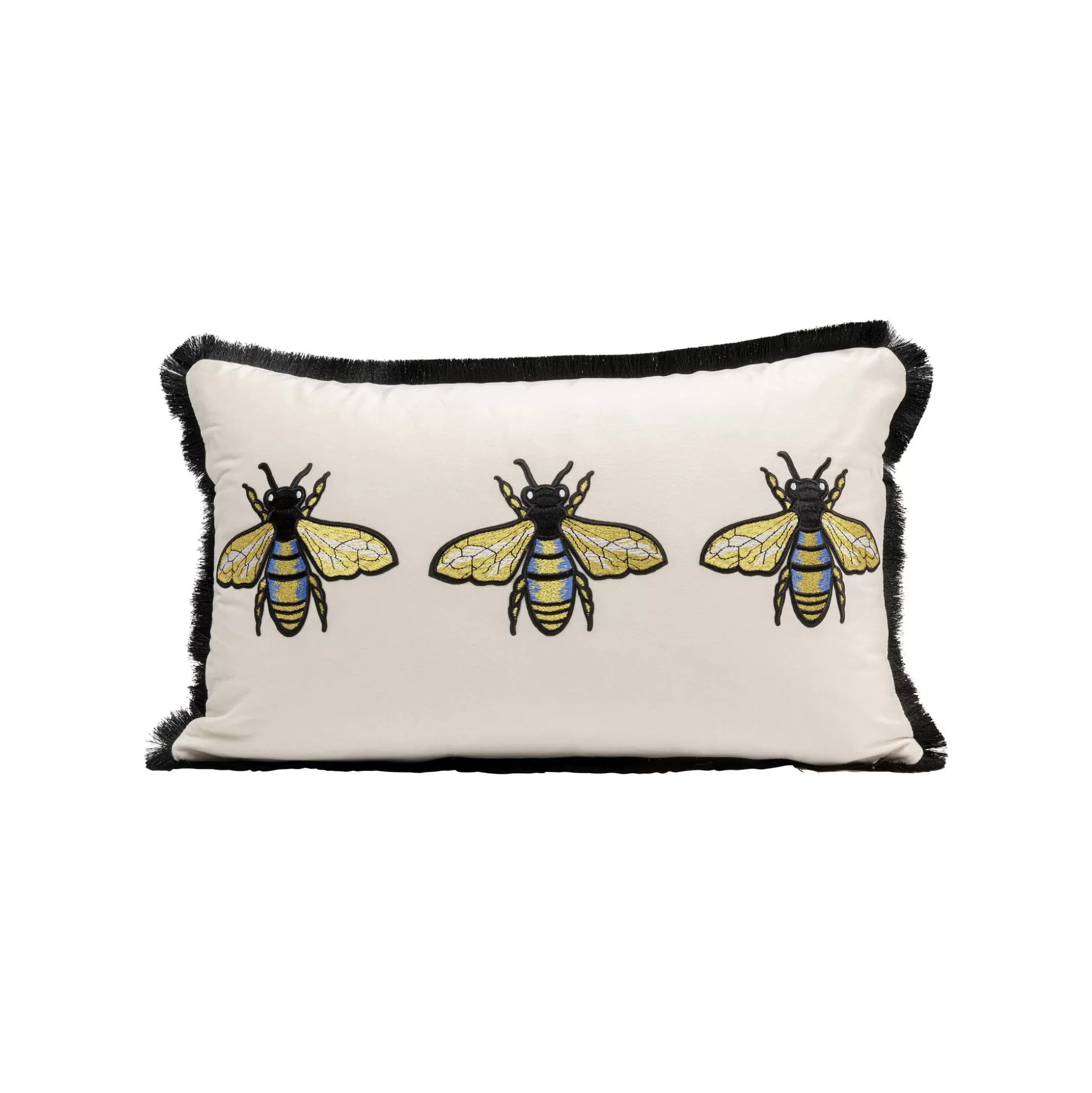 Coussin Blanc Trois Abeilles ^KARE Design Cheap