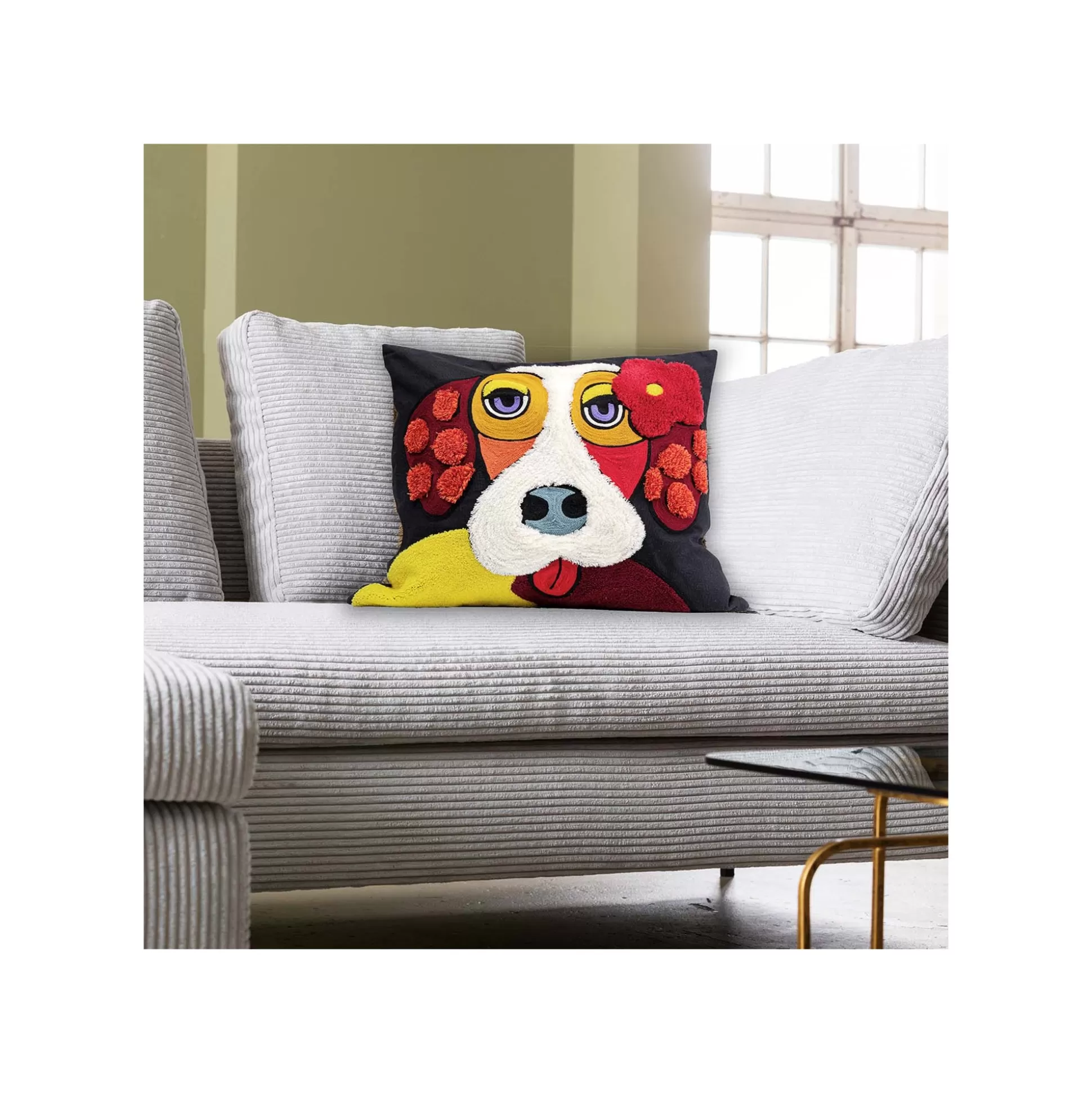 Coussin Chien Basset ^KARE Design Online