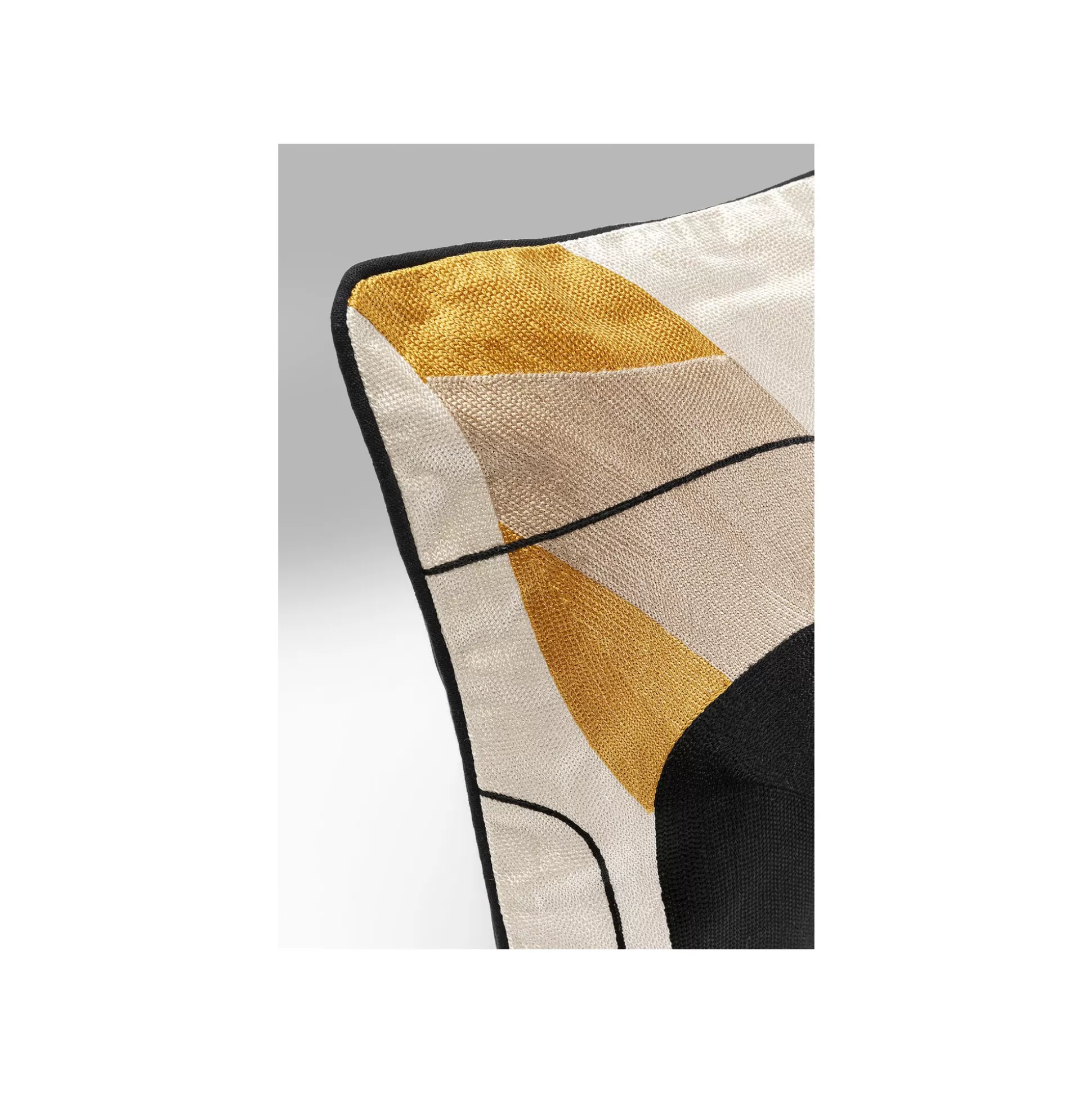 Coussin Fields Jaune 60x40cm ^KARE Design Clearance