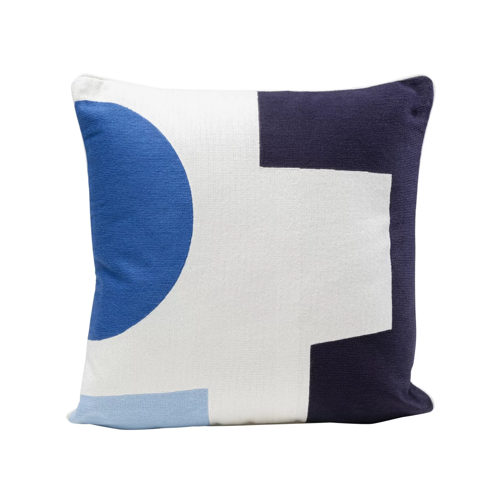 Coussin Forma Bleu Et Blanc 50x50cm ^KARE Design Cheap