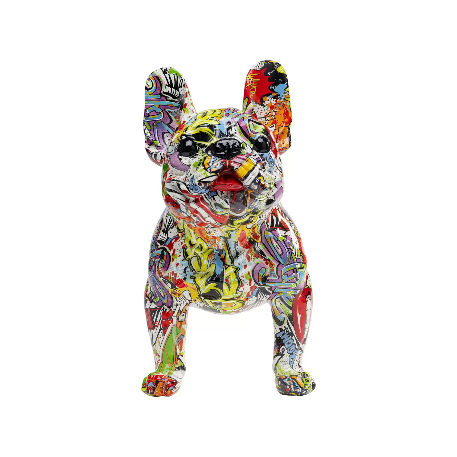 Déco Bouledogue Graffiti Vert ^KARE Design Outlet