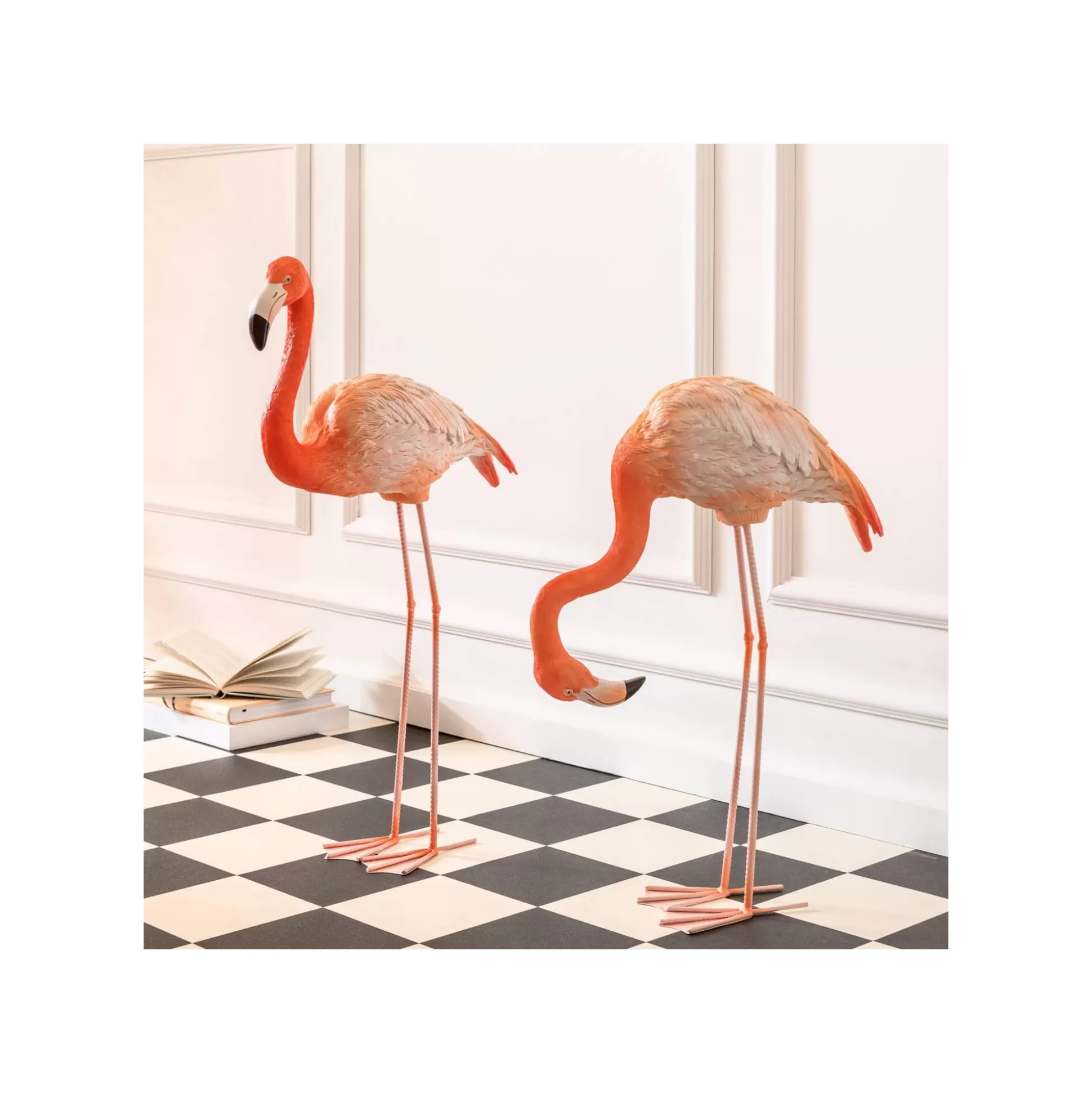 Déco Flamant Rose 75cm ^KARE Design Outlet