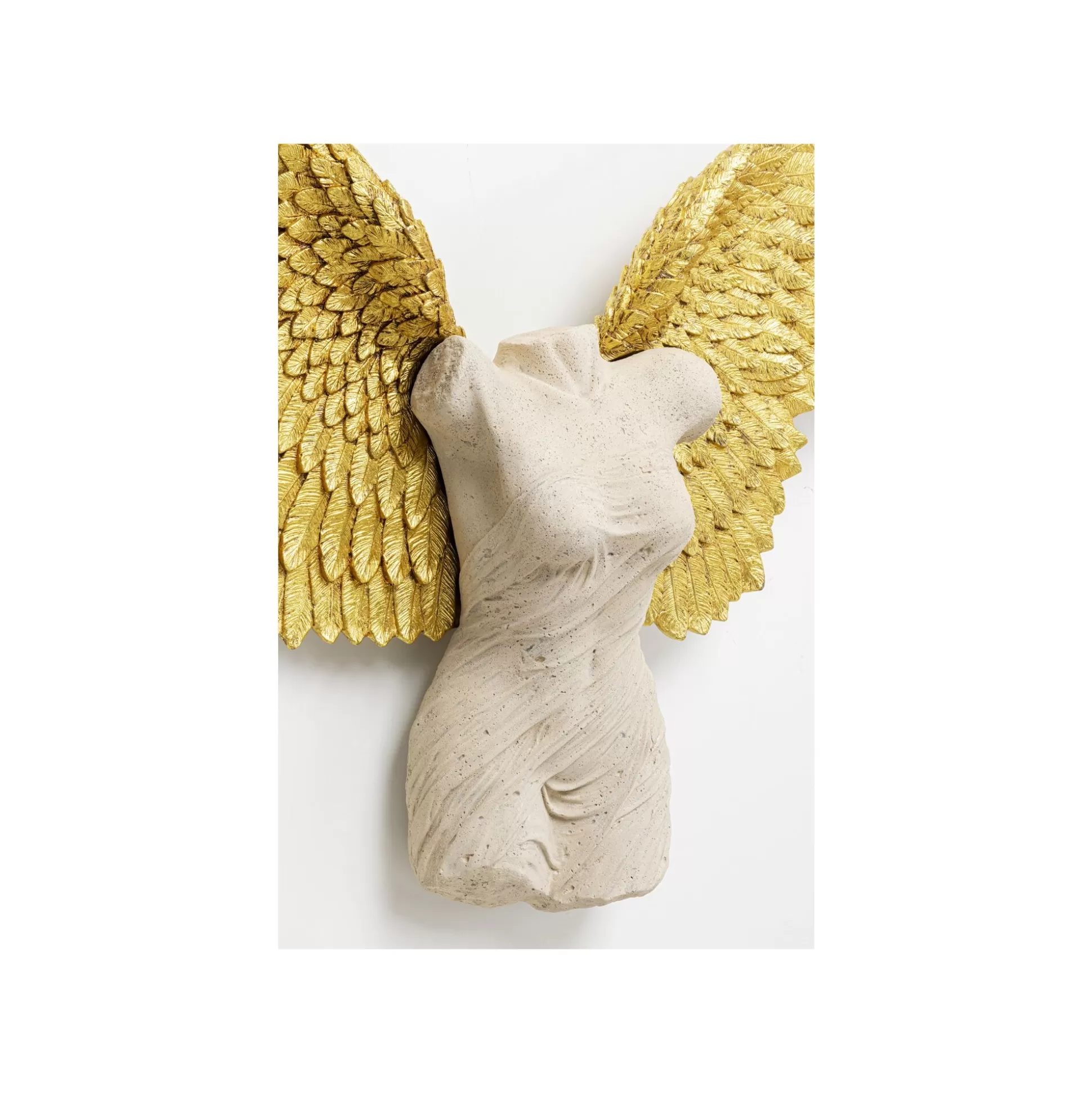 Déco Murale Buste Femme Ailes Dorées 124x71cm ^KARE Design Cheap