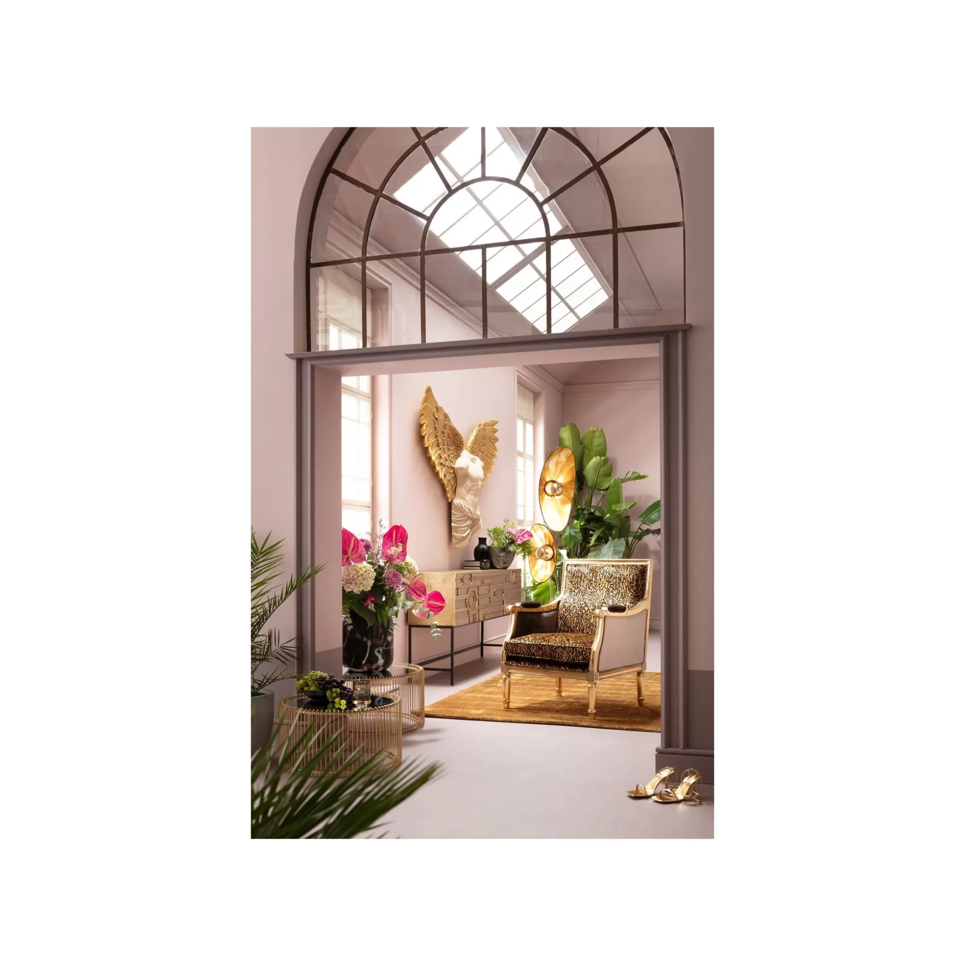 Déco Murale Buste Homme Ailes Dorées 208x136cm ^KARE Design Cheap