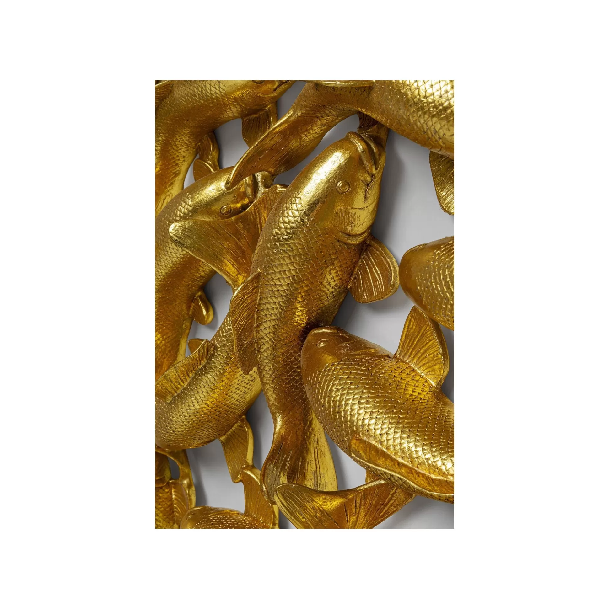 Déco Murale Carpes Koï Dorées XL 160cm ^KARE Design Clearance