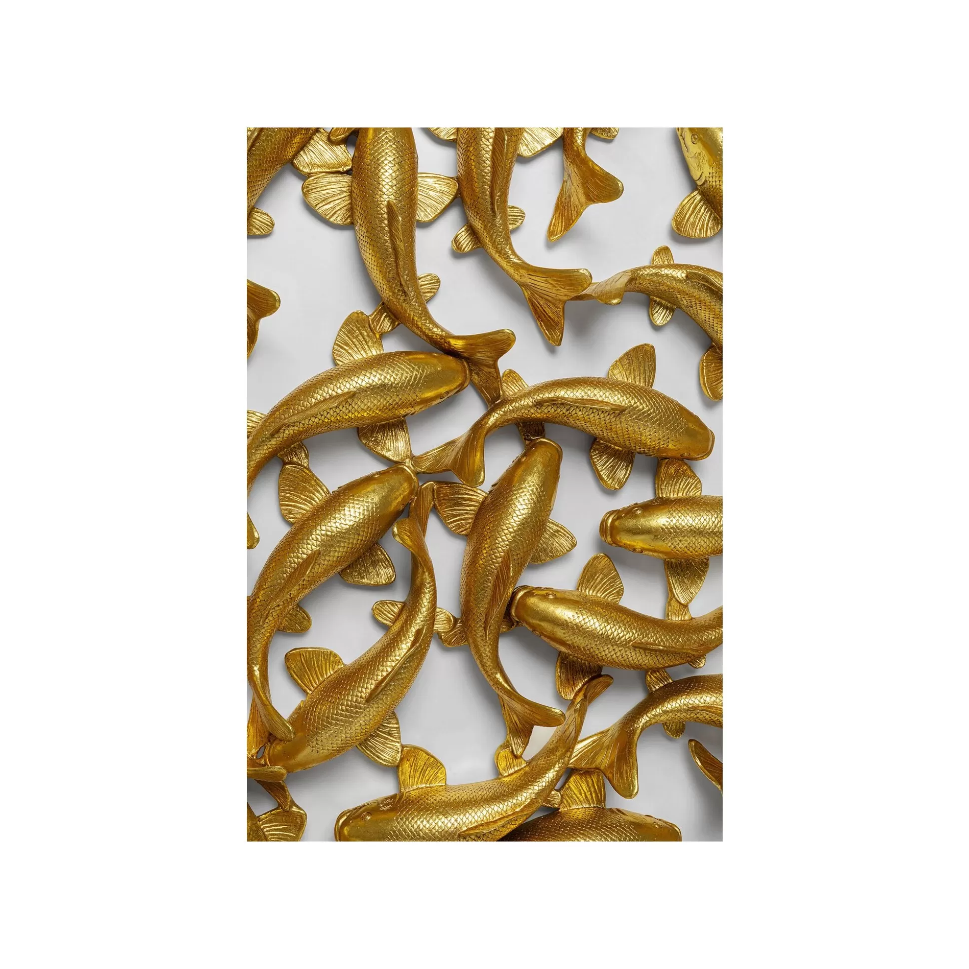 Déco Murale Carpes Koï Dorées XL 160cm ^KARE Design Clearance