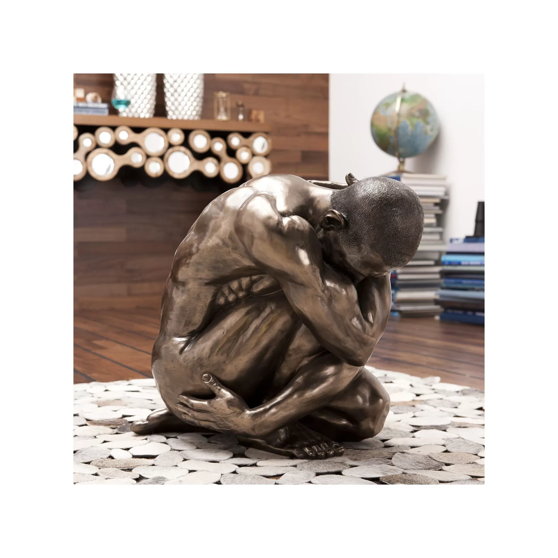 Déco Nude Man Hug Bronze ^KARE Design Shop