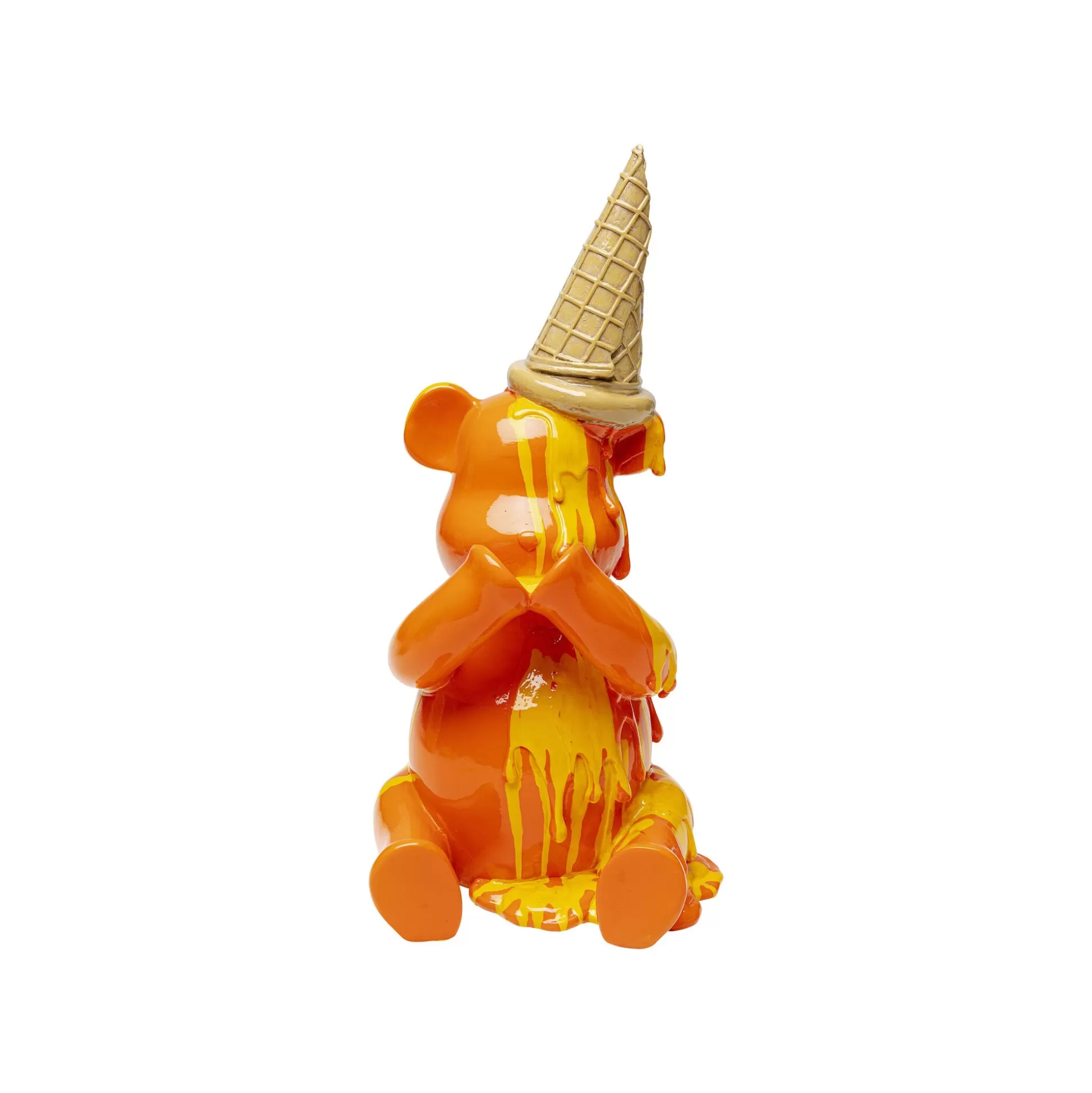 Déco Ours Assis Glace Orange ^KARE Design Cheap