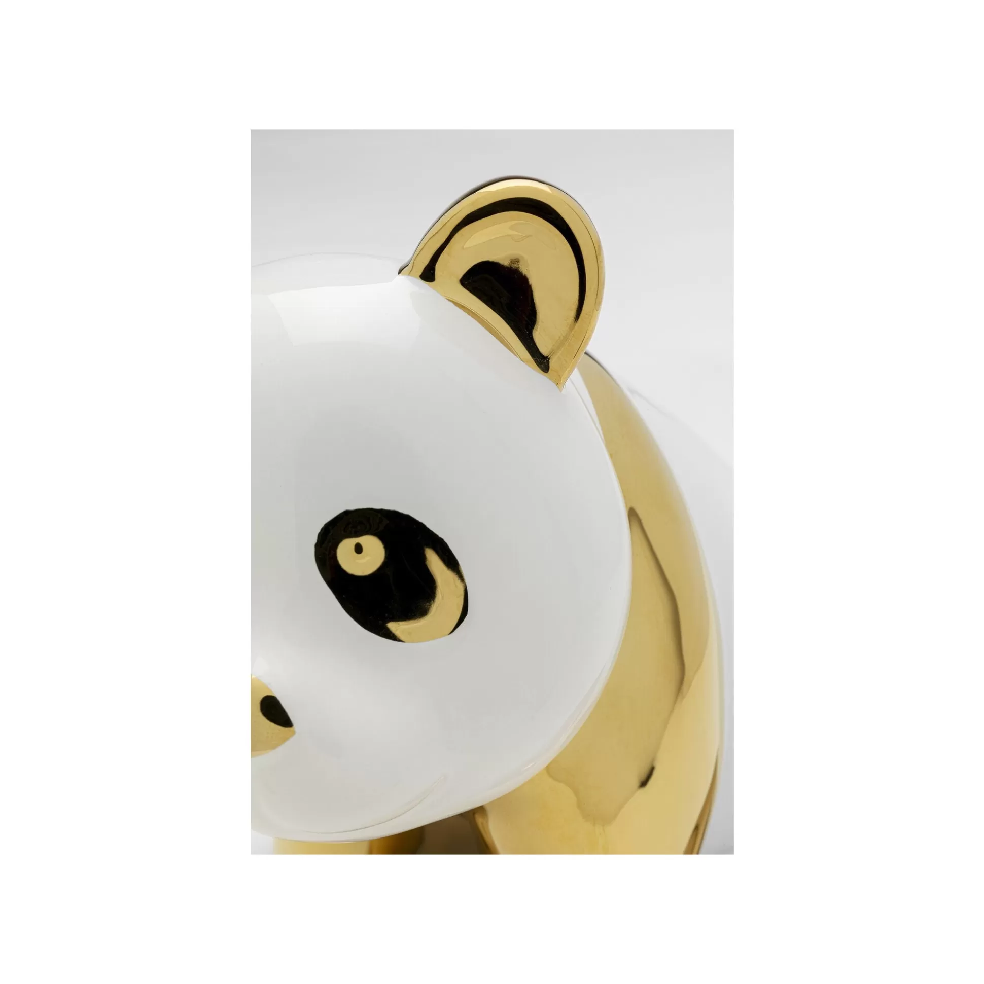 Déco Panda Doré Et Blanc 18cm ^KARE Design Outlet