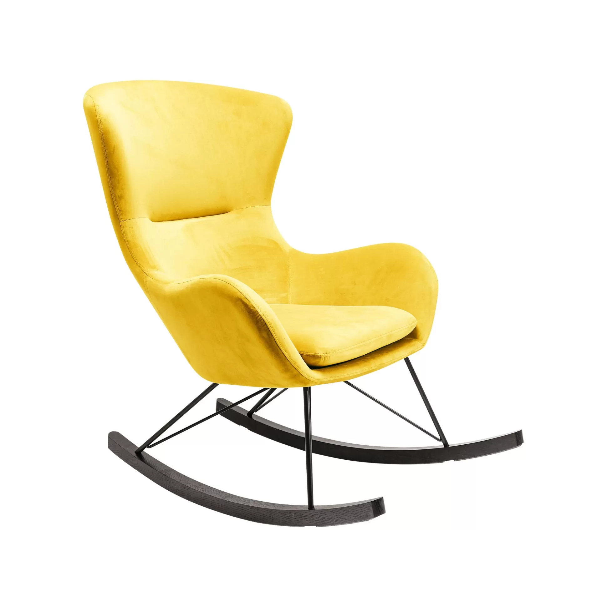 Fauteuil à Bascule Oslo Jaune ^KARE Design Store