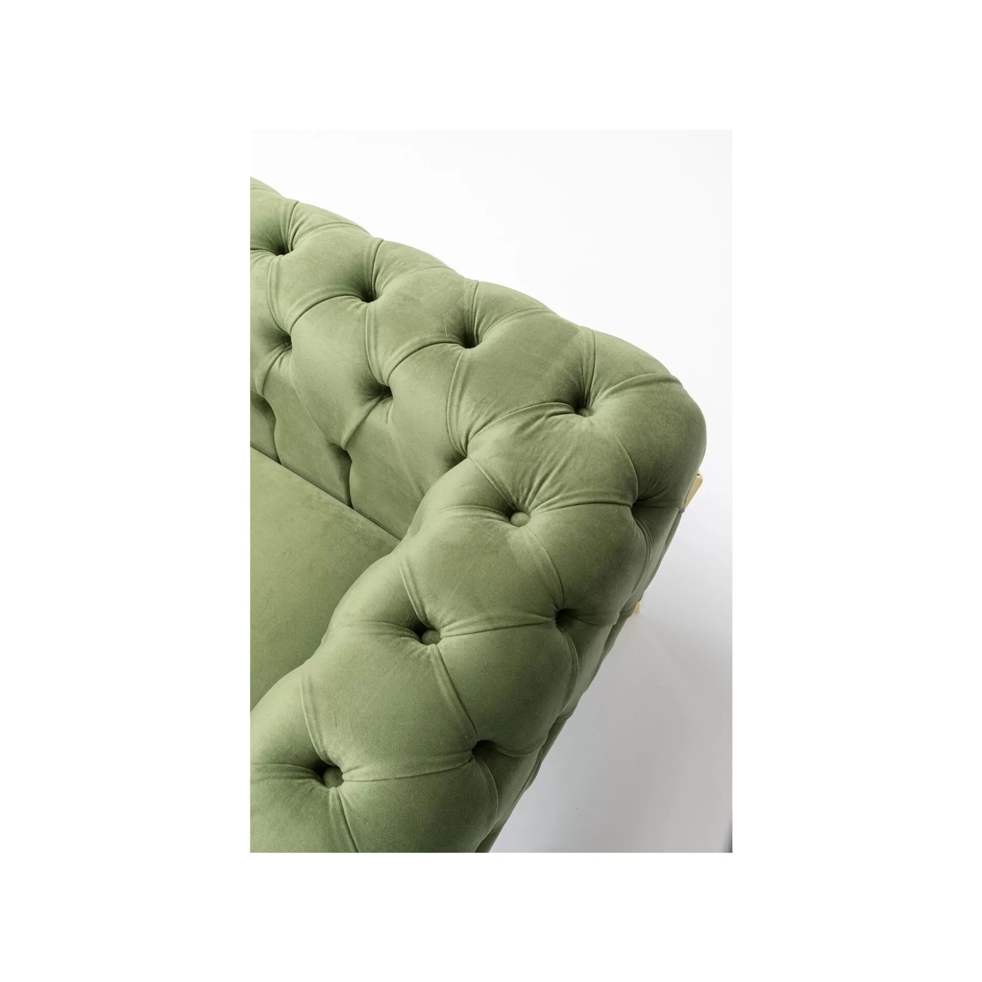 Fauteuil Bellissima Velours Vert ^KARE Design Online