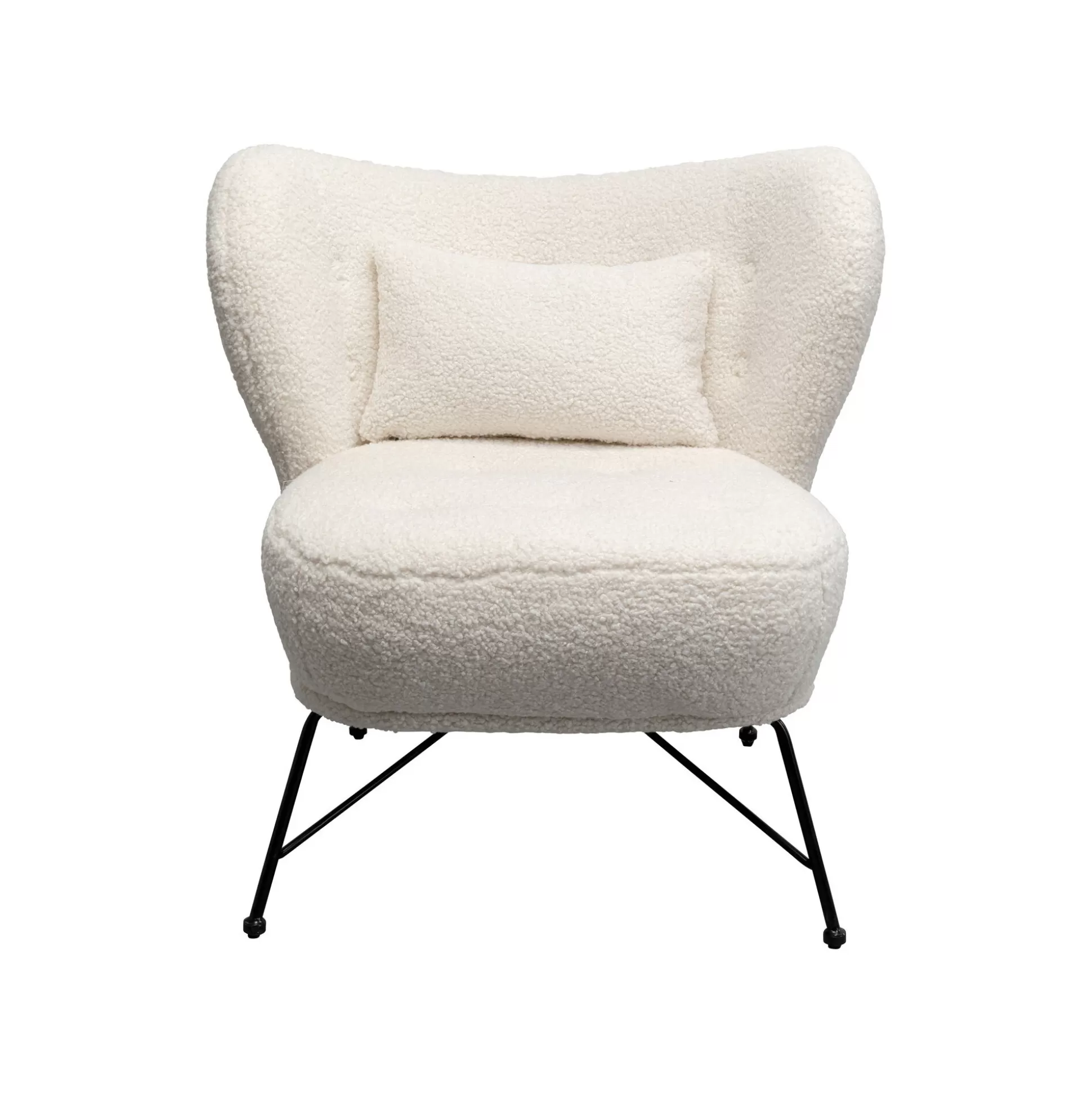 Fauteuil Jacky Teddy Blanc ^KARE Design Shop