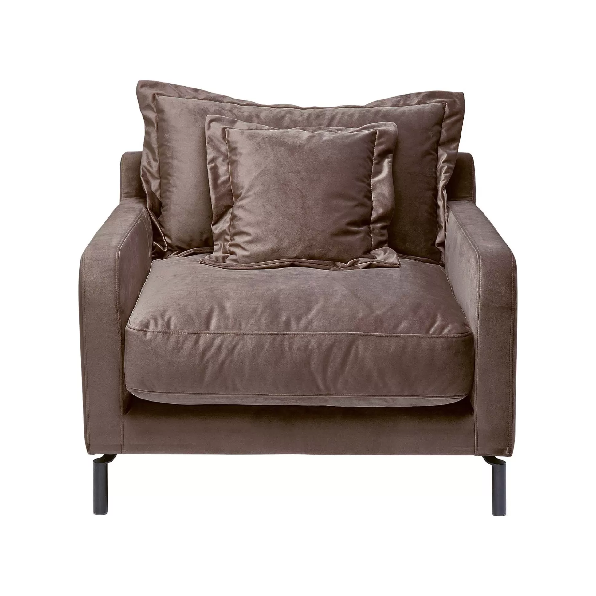 Fauteuil Lullaby Velours Taupe ^KARE Design Flash Sale