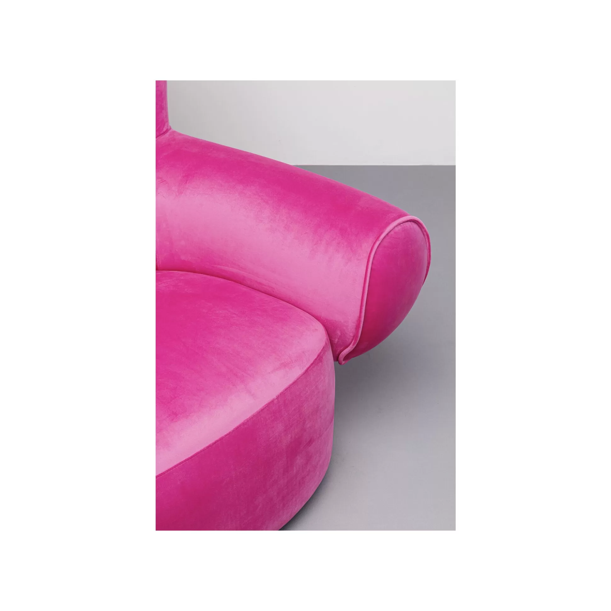 Fauteuil Sweep Velours Rose ^KARE Design Store