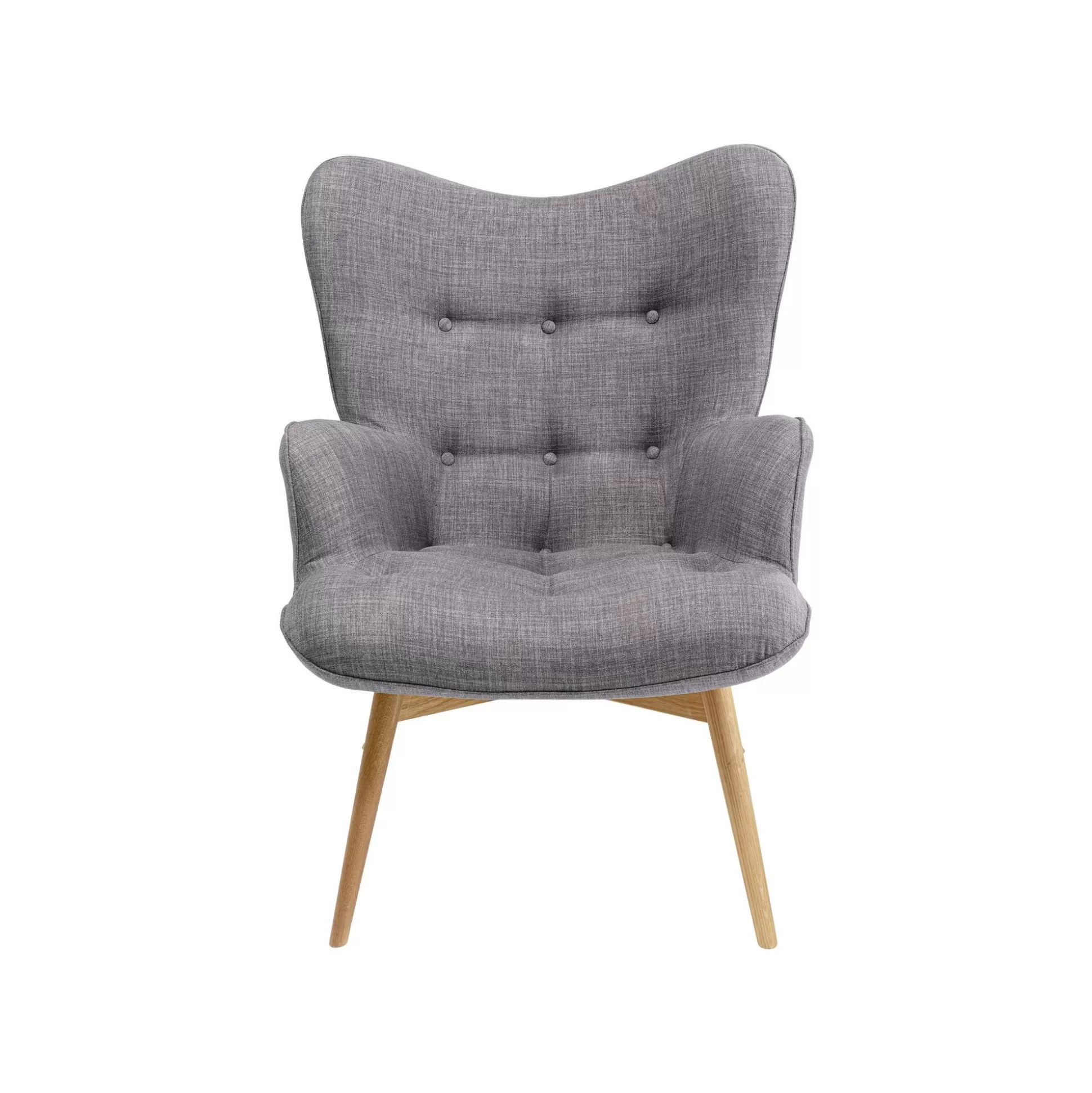 Fauteuil Vicky Gris Foncé ^KARE Design Outlet