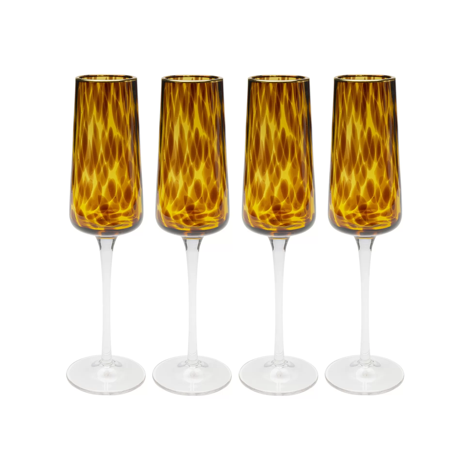 Flûtes à Champagne Caramel Set De 4 ^KARE Design Best Sale