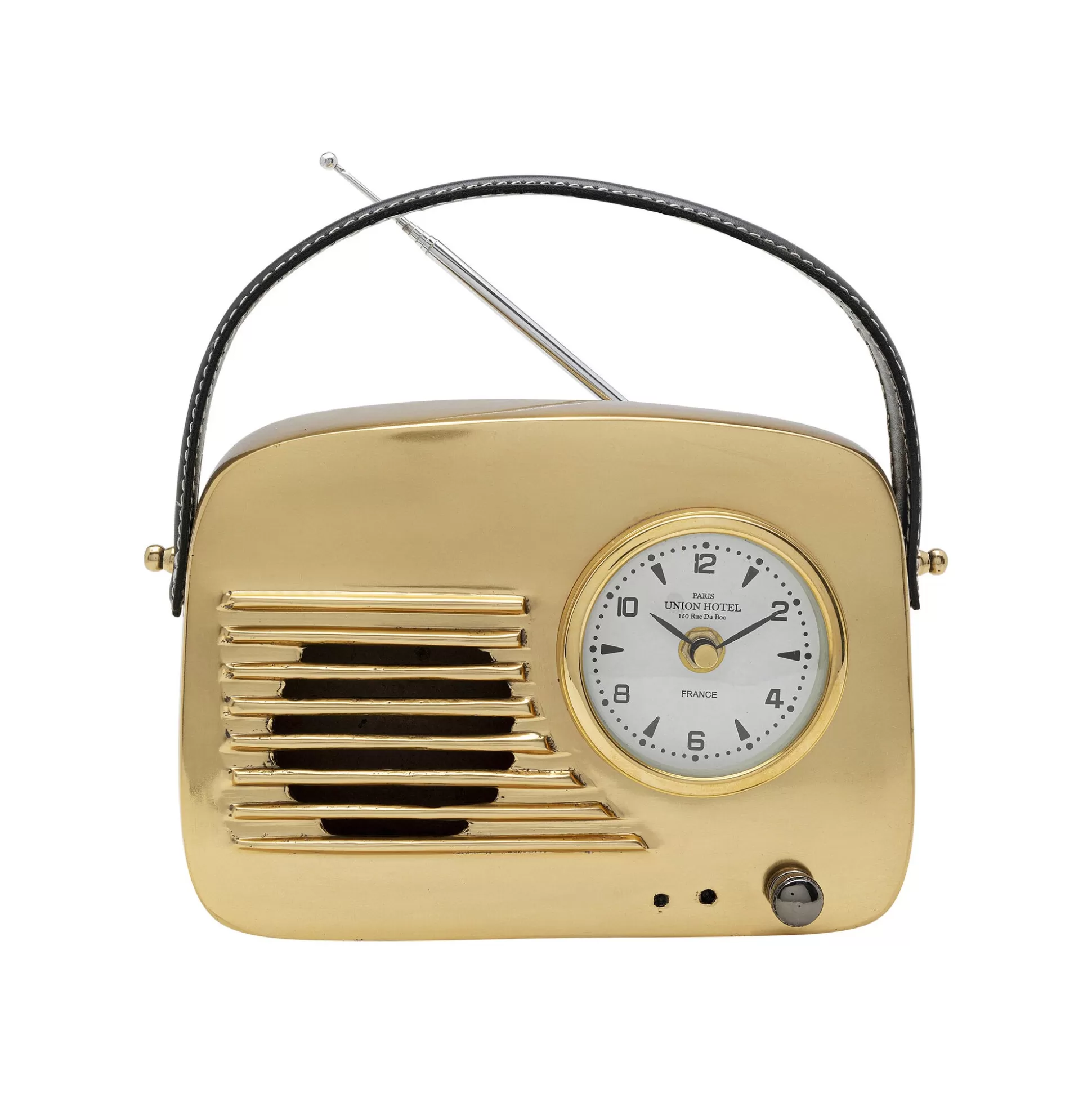 Horloge De Table Radio Dorée ^KARE Design Flash Sale