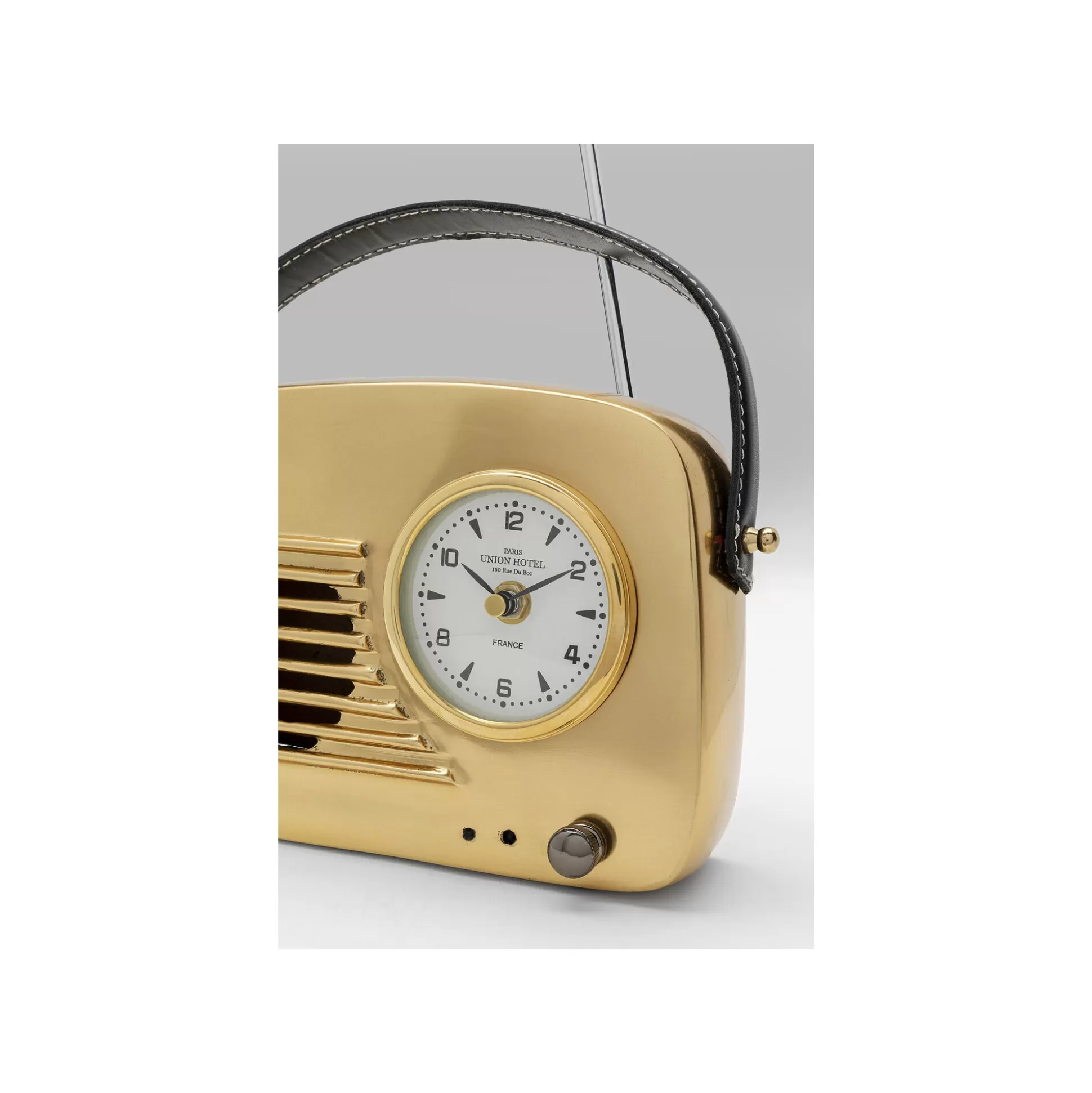 Horloge De Table Radio Dorée ^KARE Design Flash Sale