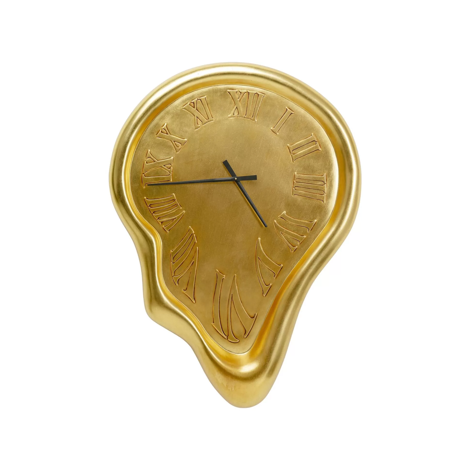 Horloge Murale Big Drop Dorée 92x127cm ^KARE Design Store