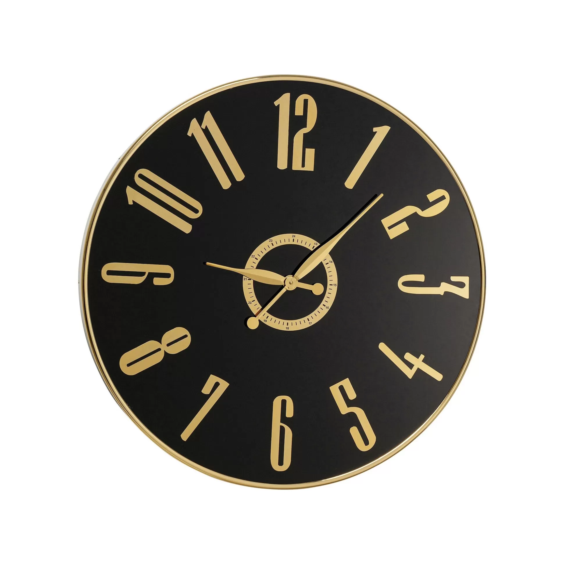 Horloge Murale Casino 76cm Noire Et Dorée ^KARE Design Best