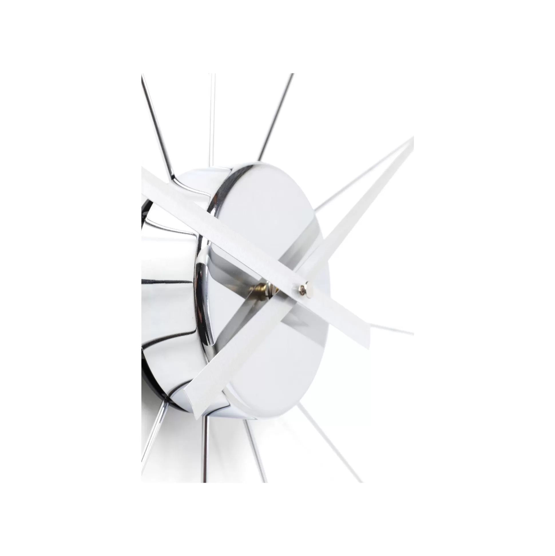 Horloge Murale Umbrella Chrome Et Noire ^KARE Design Clearance