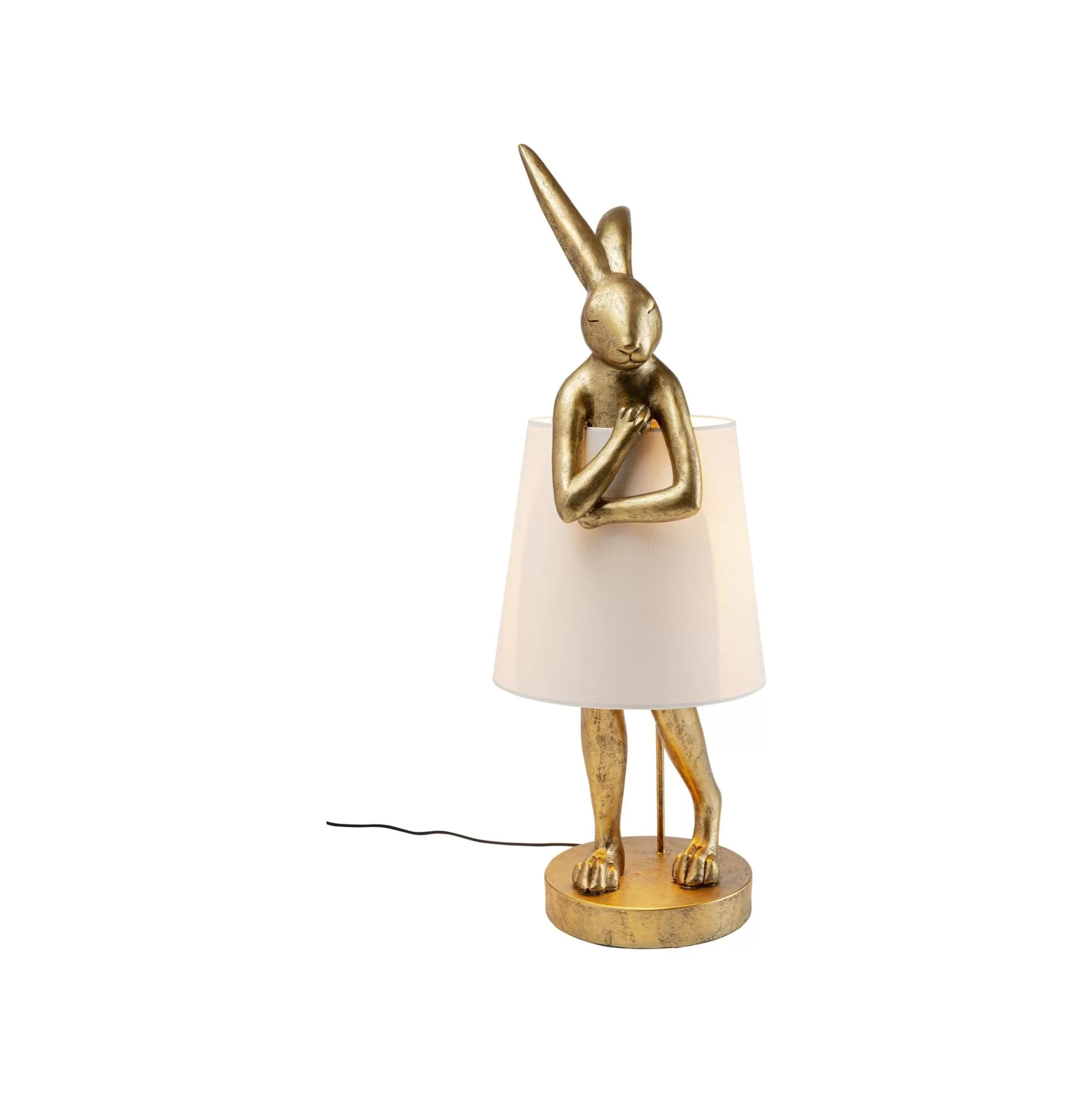 Lampadaire Animal Lapin Doré 88cm ^KARE Design Clearance