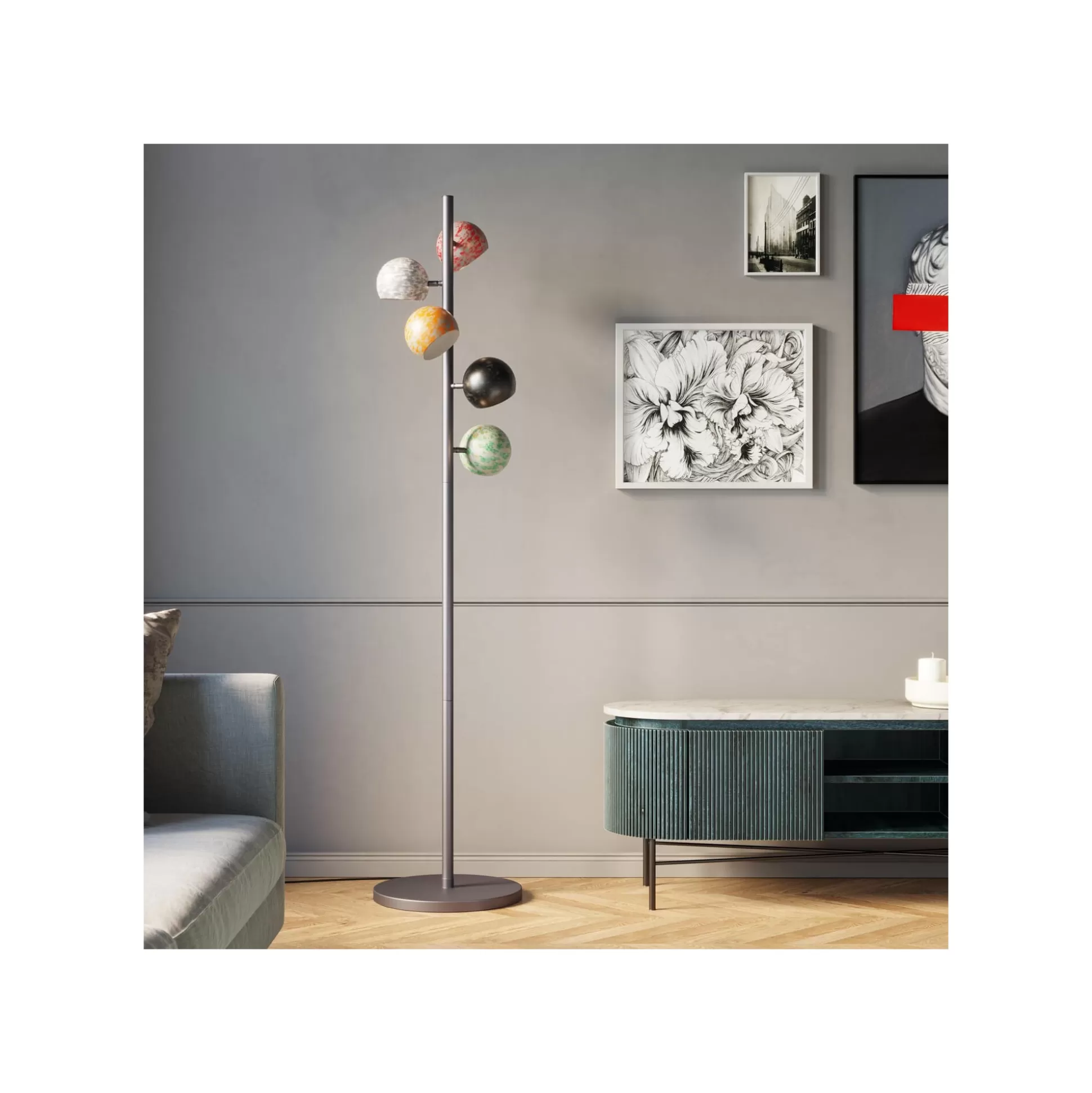 Lampadaire Calotta Antico 200cm ^KARE Design Online