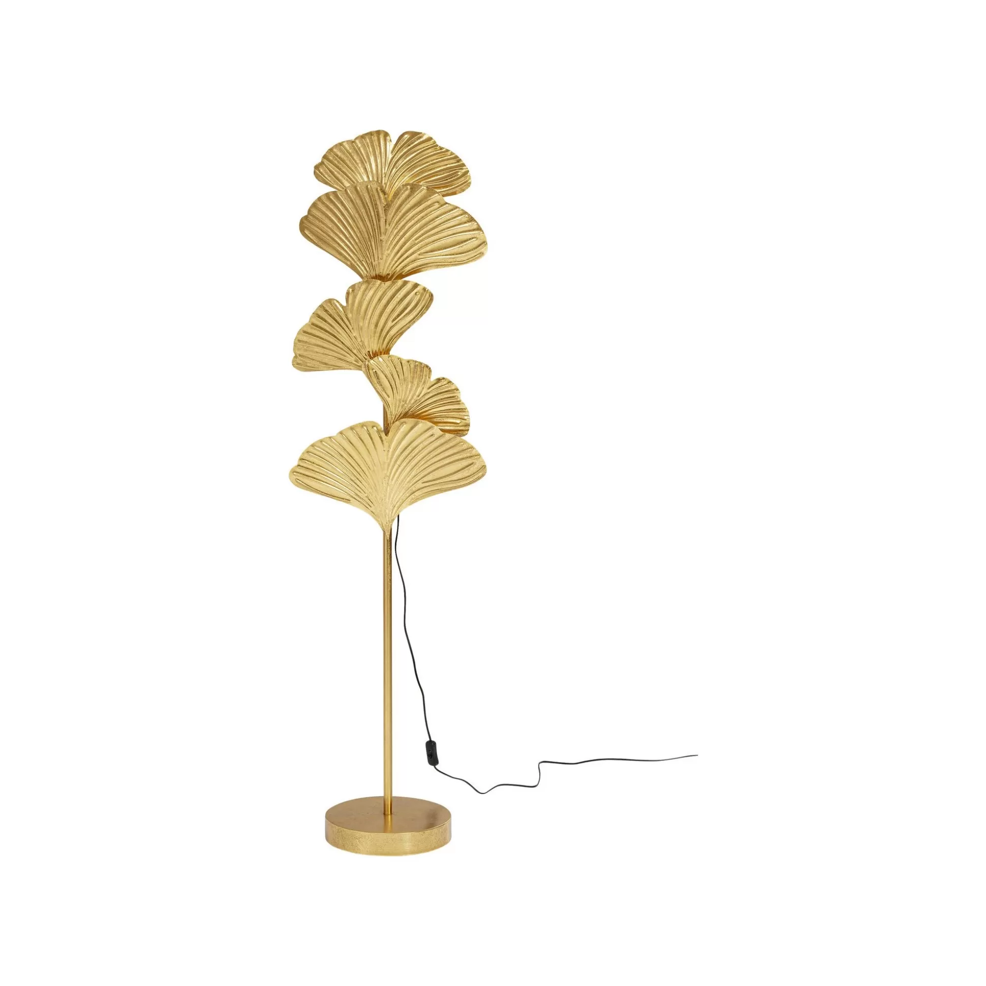 Lampadaire Feuilles De Ginkgo Dorées 160cm ^KARE Design Discount